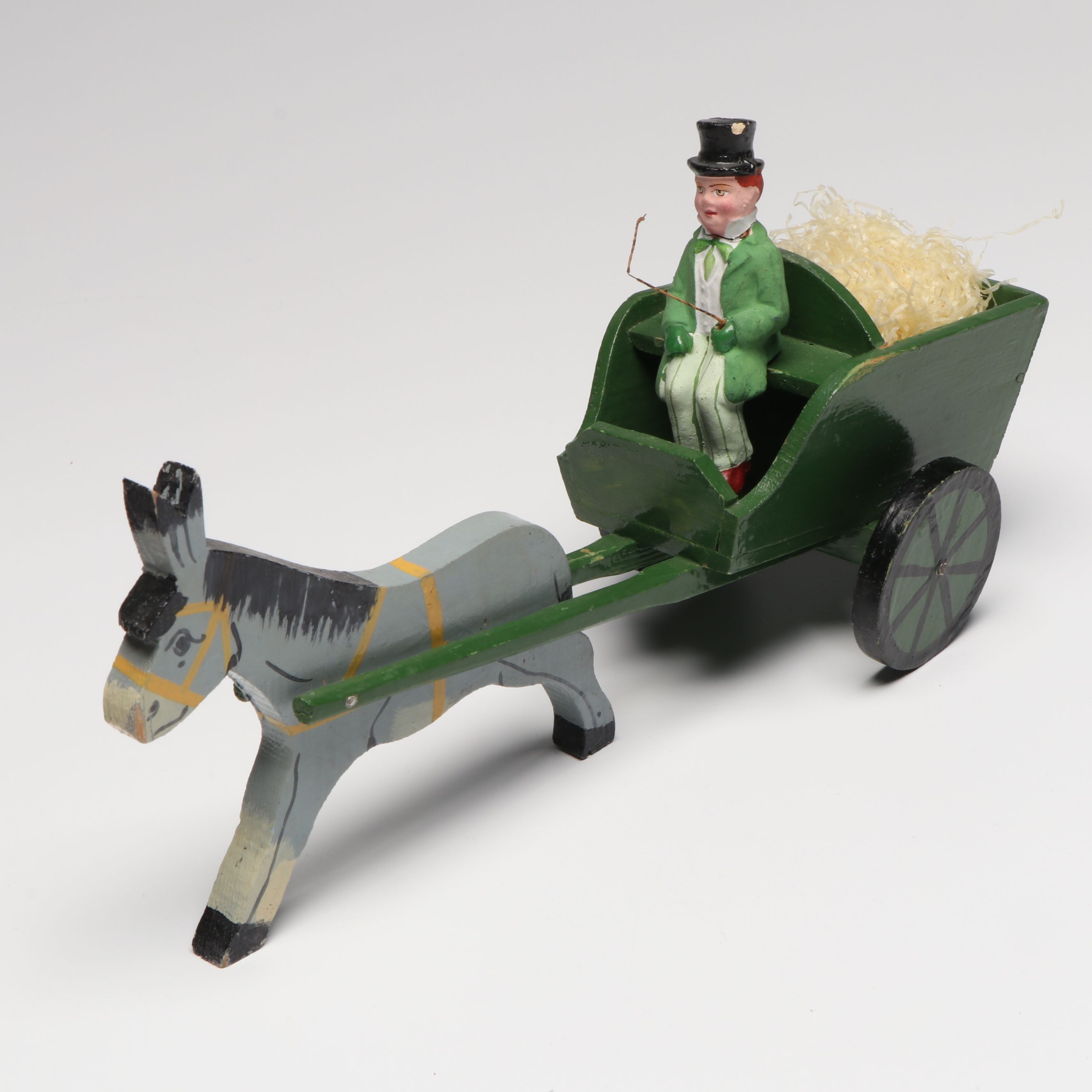 German with Other Papier-Mâché Saint Patrick's Day Candy Containers and Toy