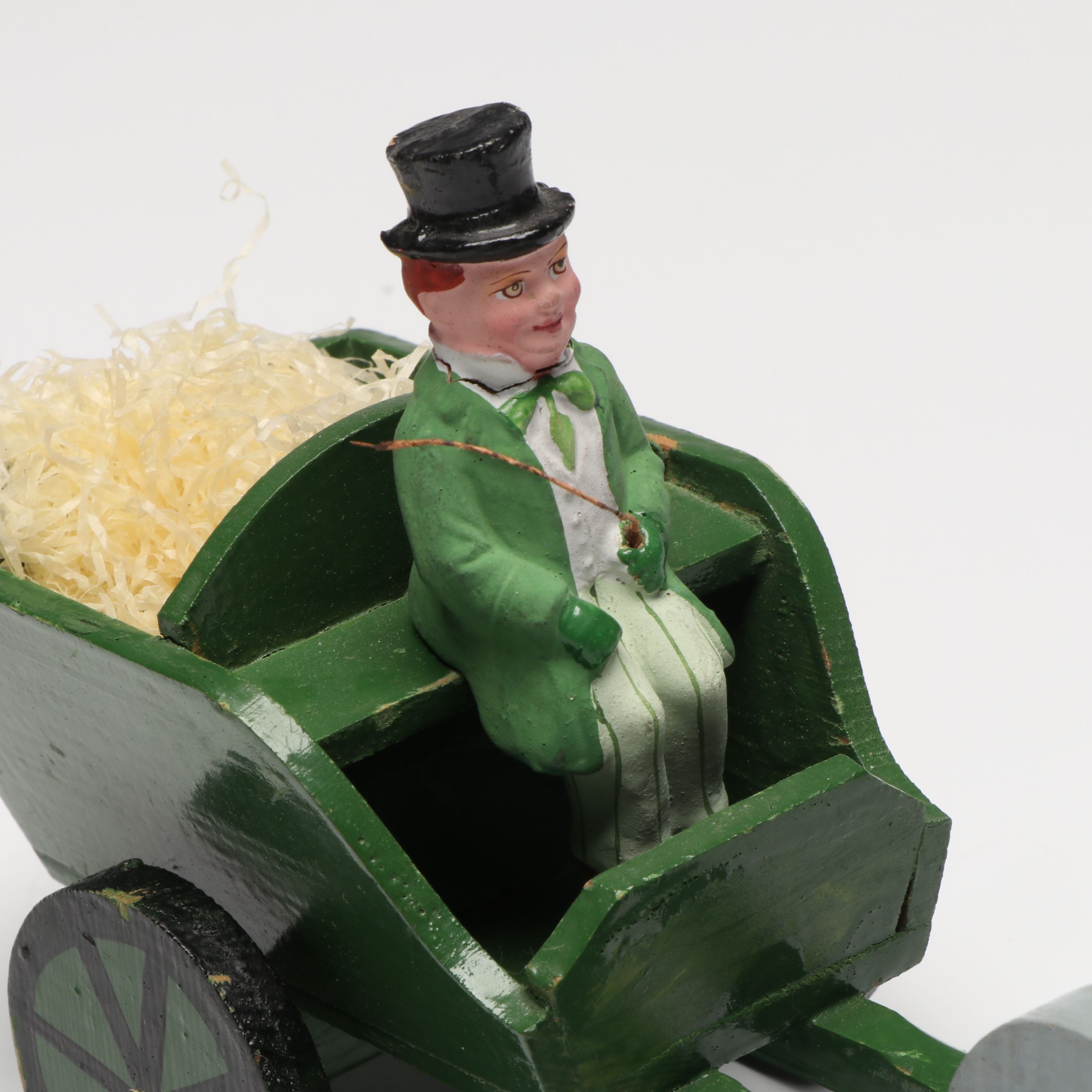 German with Other Papier-Mâché Saint Patrick's Day Candy Containers and Toy