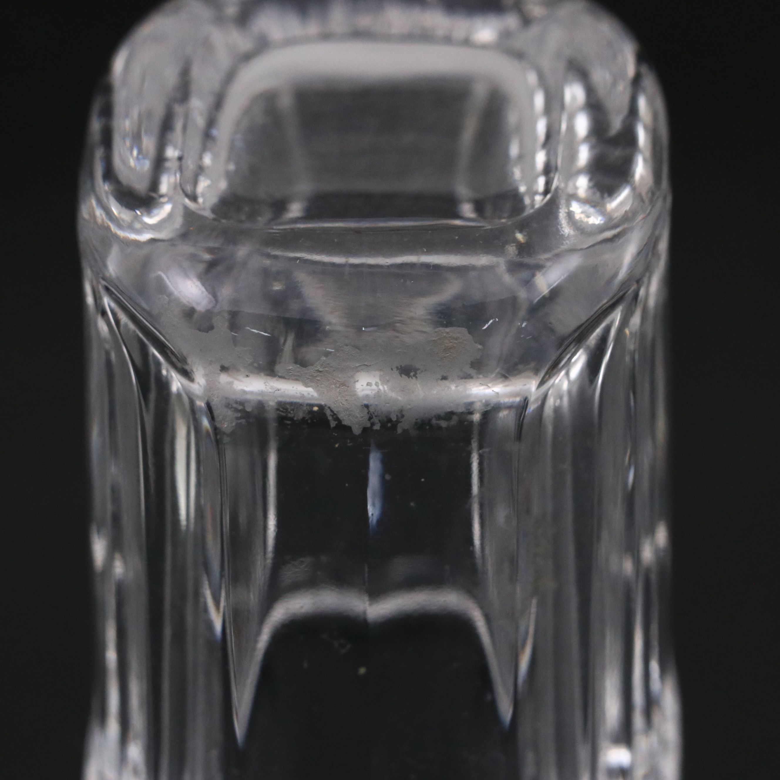 Fostoria Candle Holders with Crystal Speedometer Paperweight and Other Décor