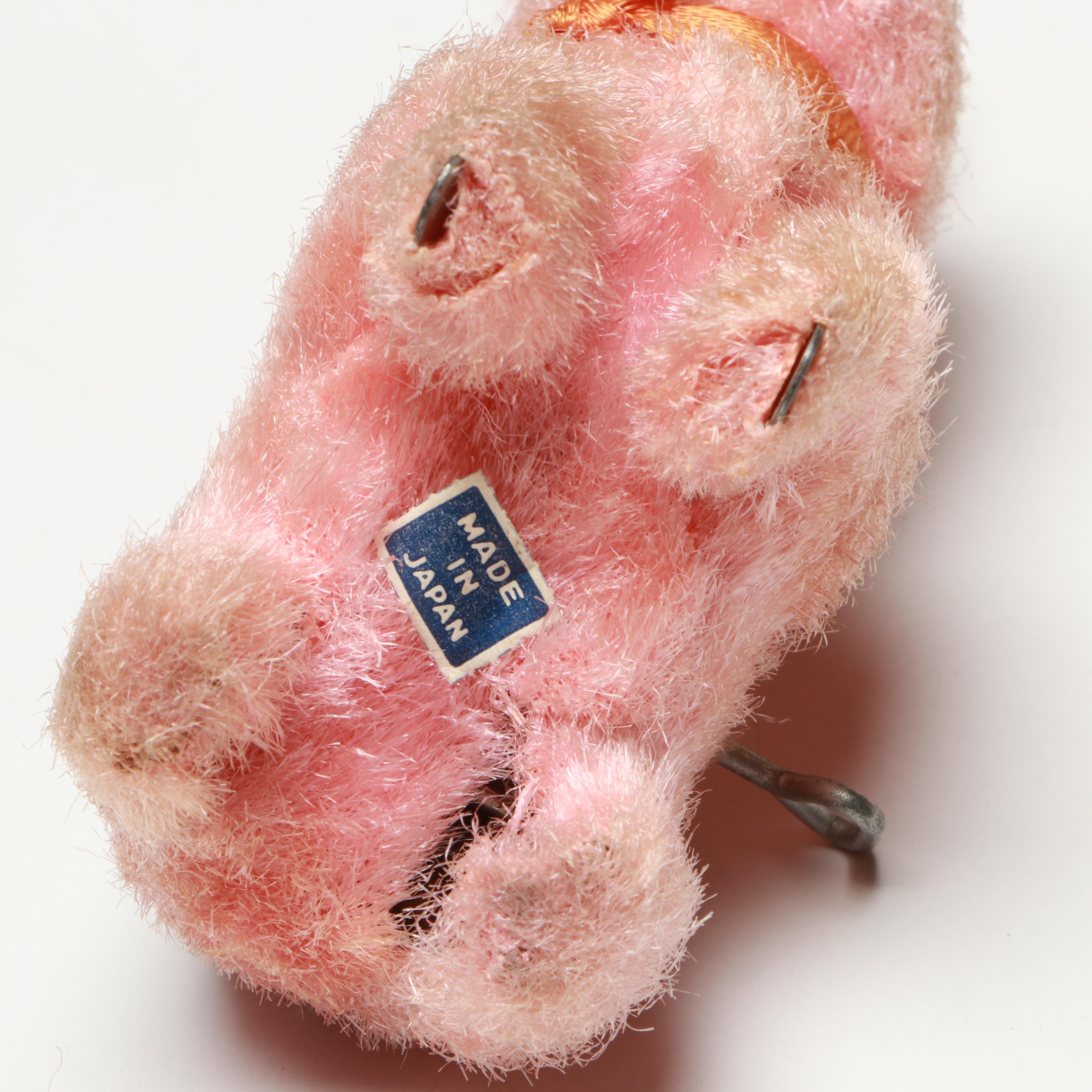 Easter Bunny Wind-Up Toy with Candy Containers and More, Mid-20th Century