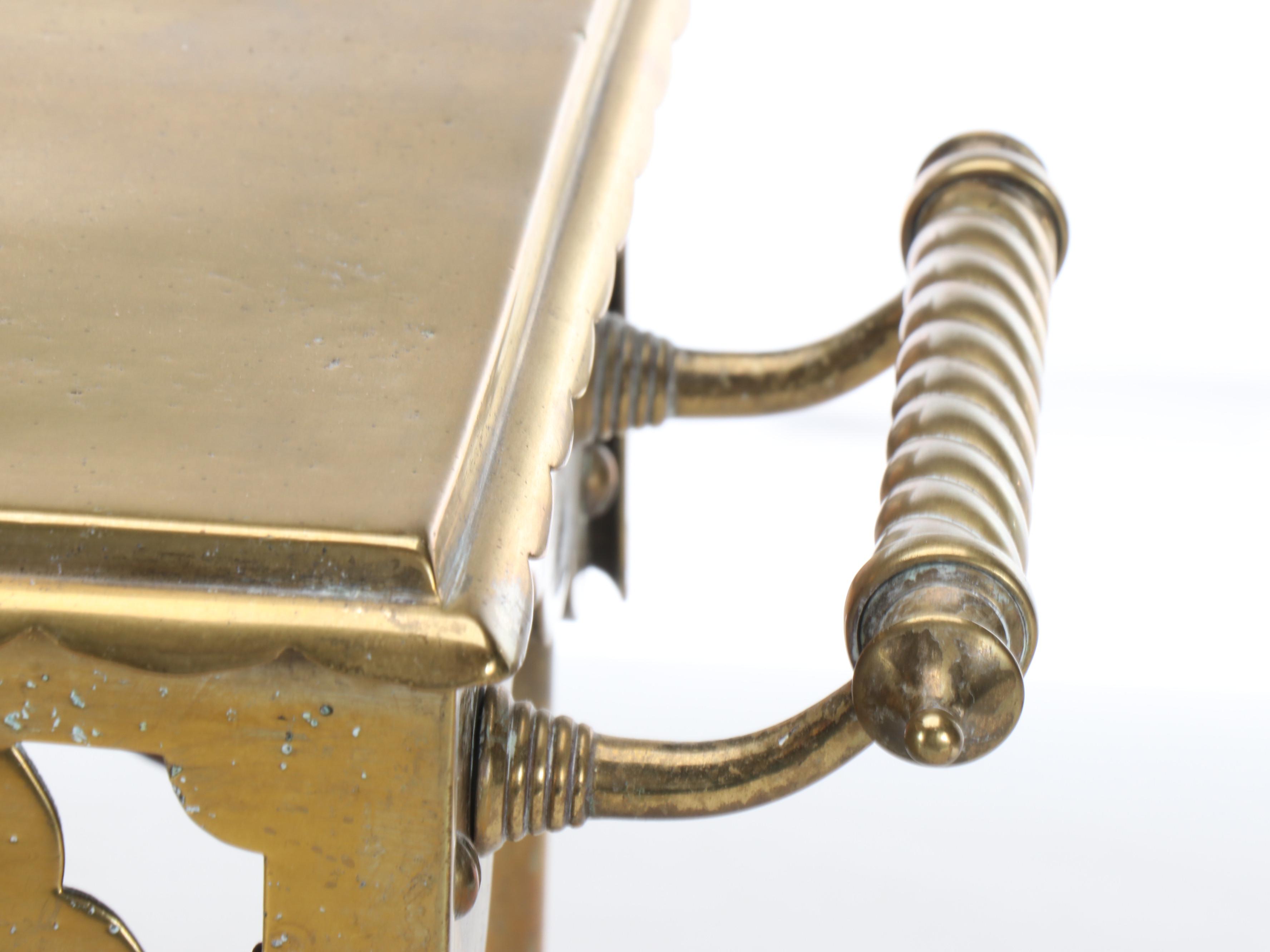 Georgian Style Brass Footman Trivet