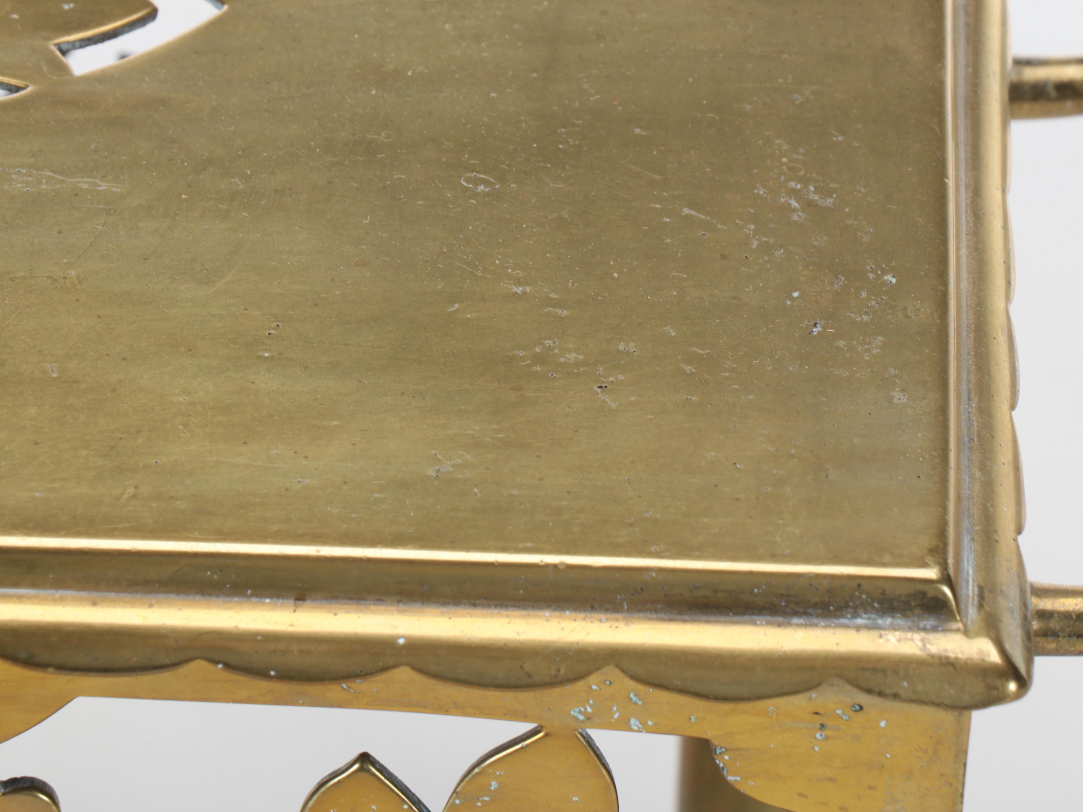 Georgian Style Brass Footman Trivet