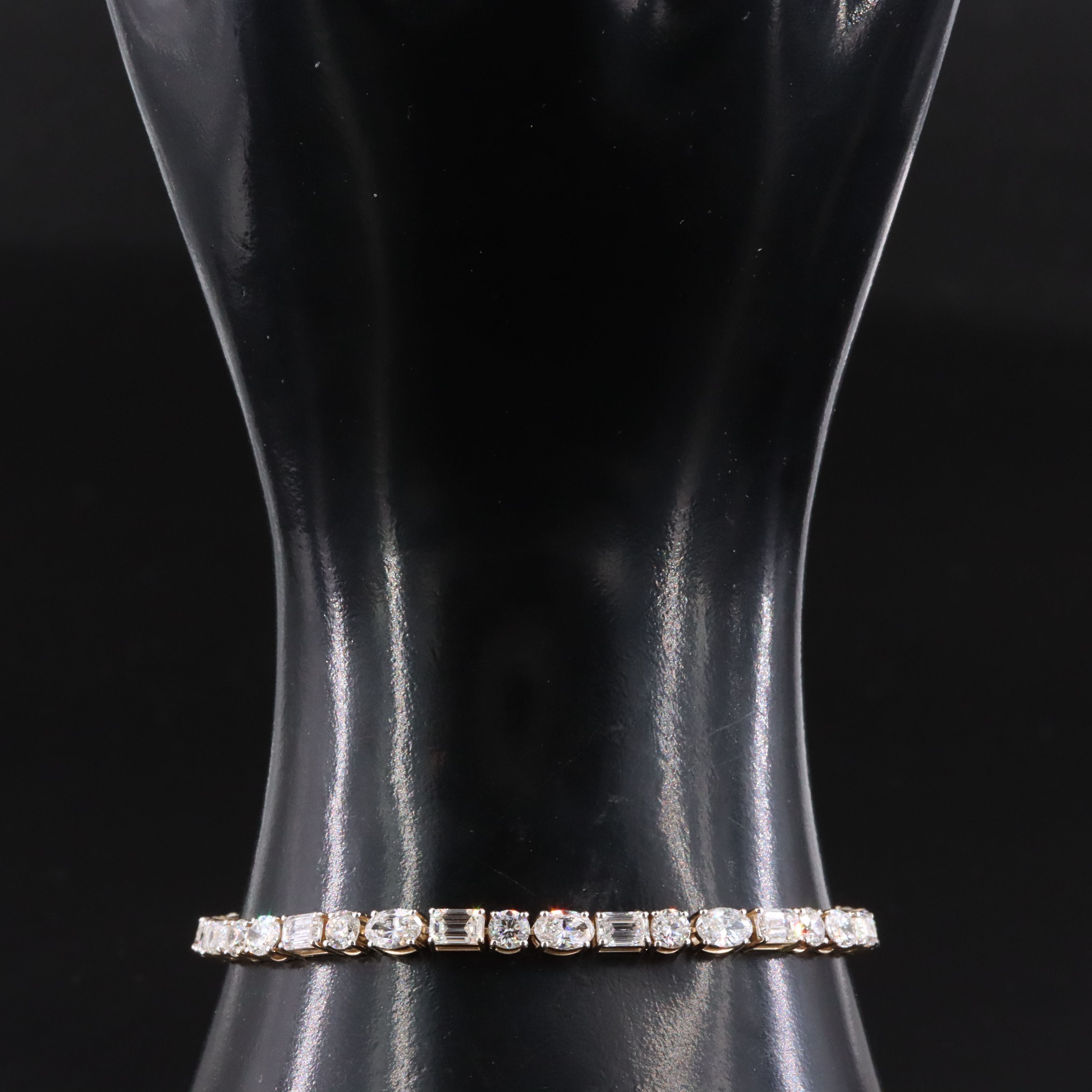 14K 8.94 CTW Lab Grown Diamond Line Bracelet