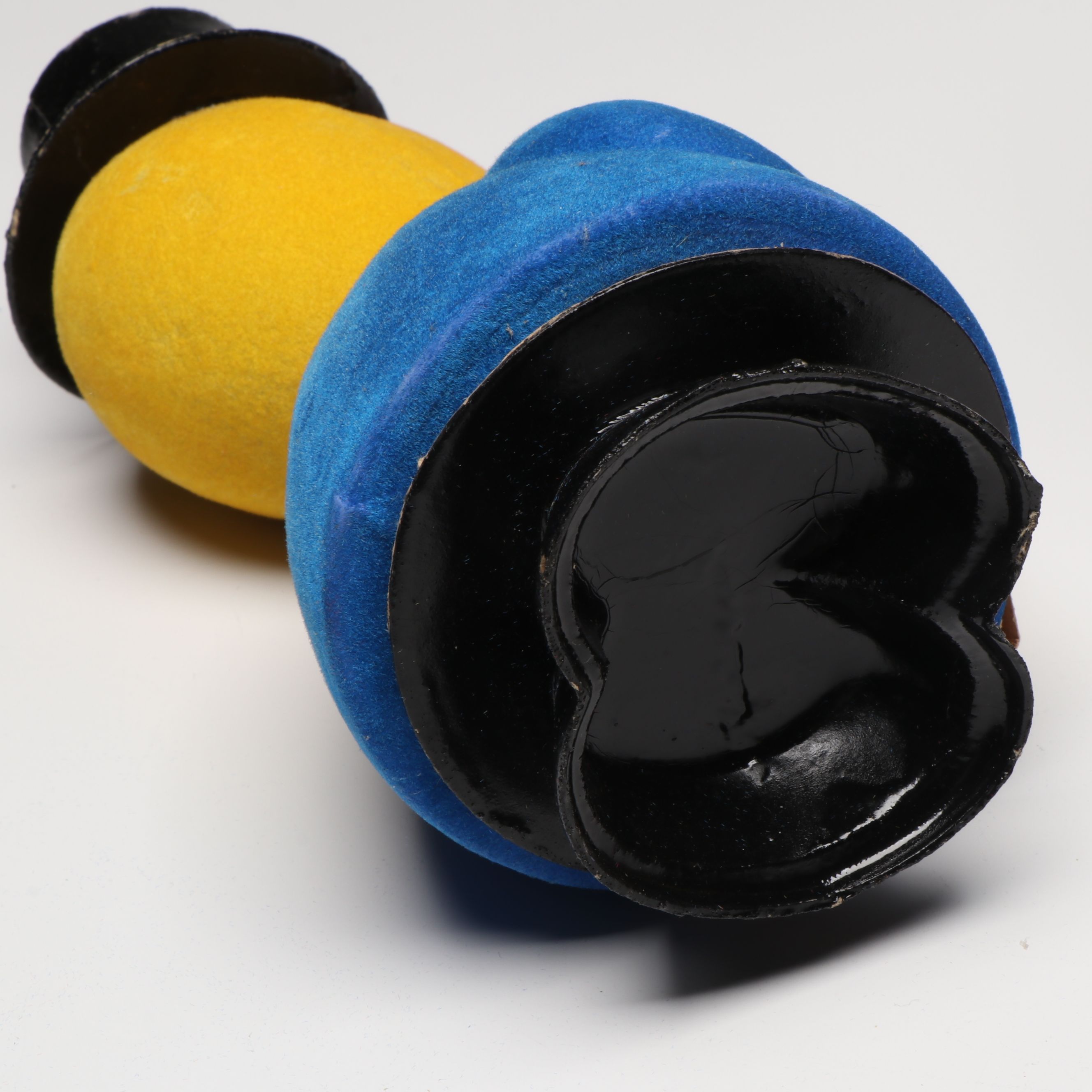 German Flocked Papier-Mâché Candy Containers