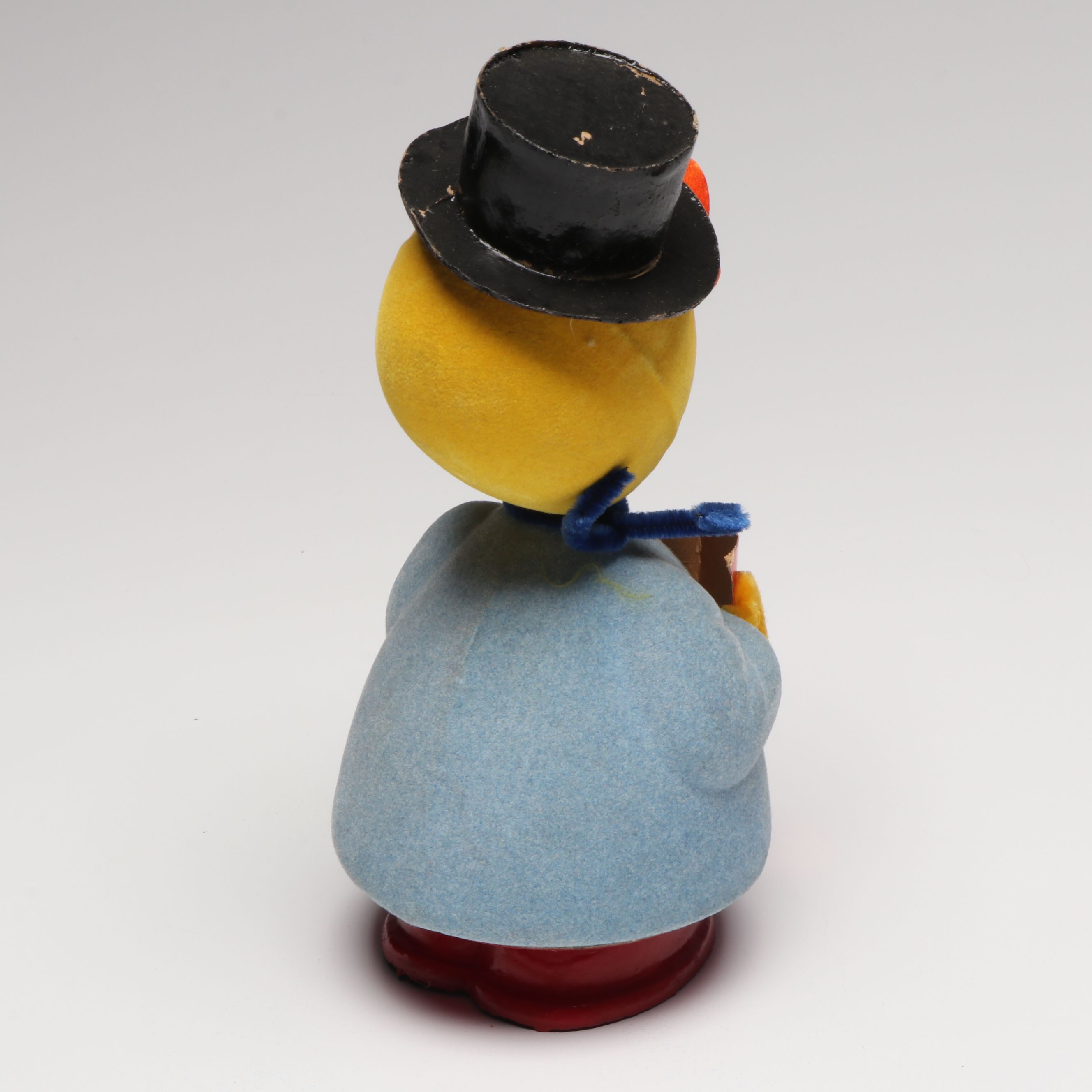 German Flocked Papier-Mâché Candy Containers