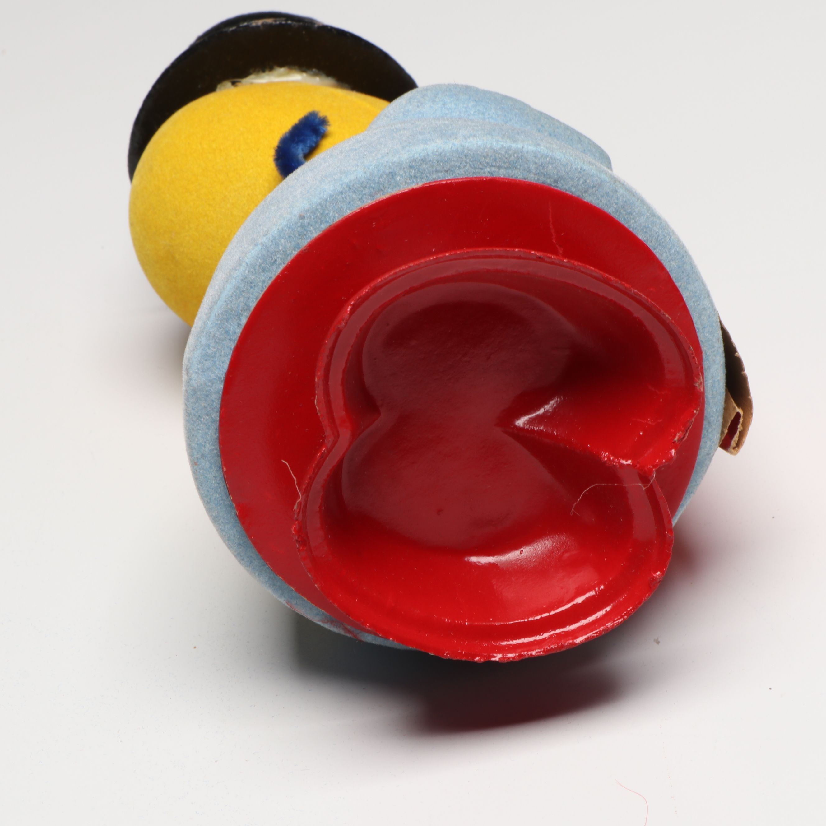 German Flocked Papier-Mâché Candy Containers