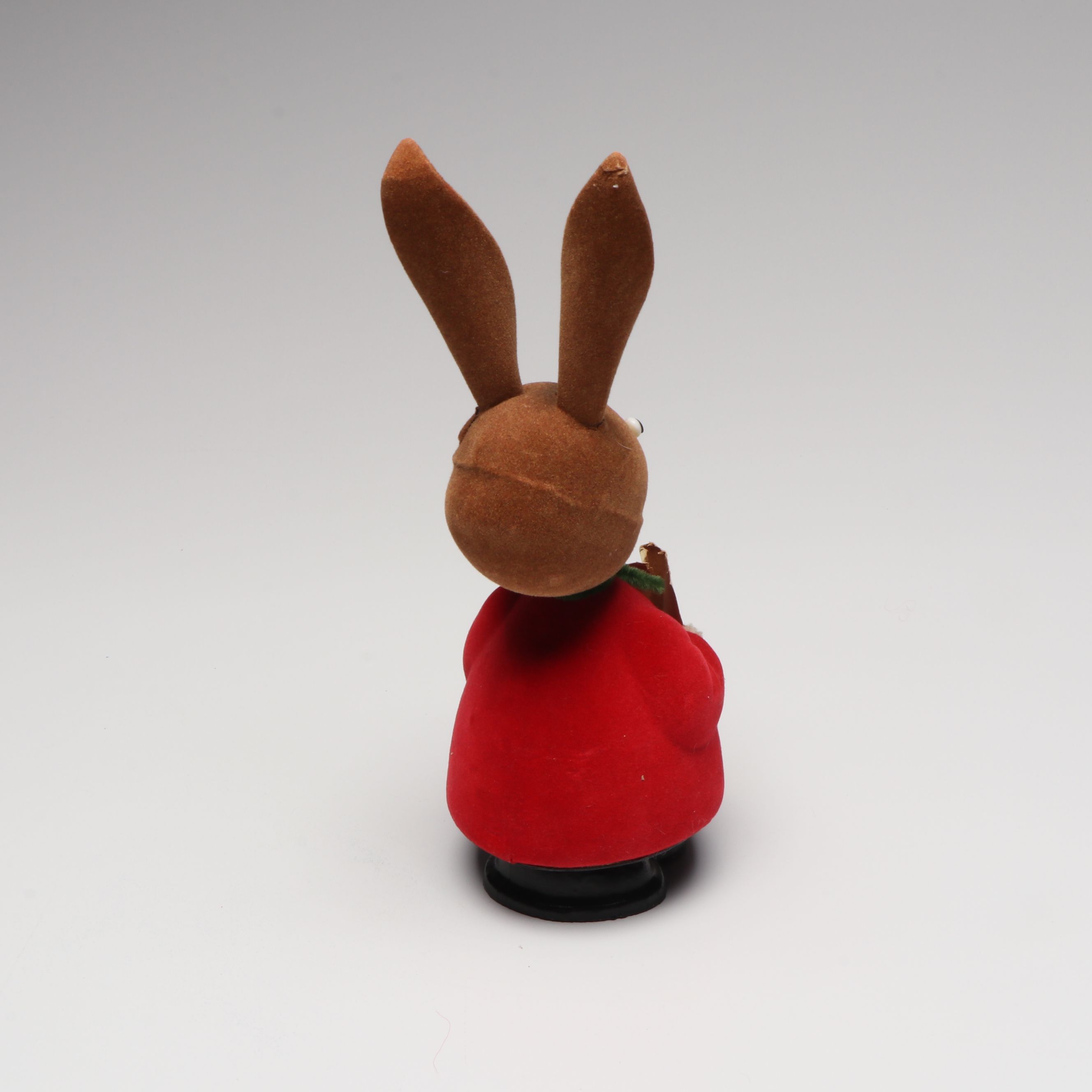 German Flocked Papier-Mâché Candy Containers