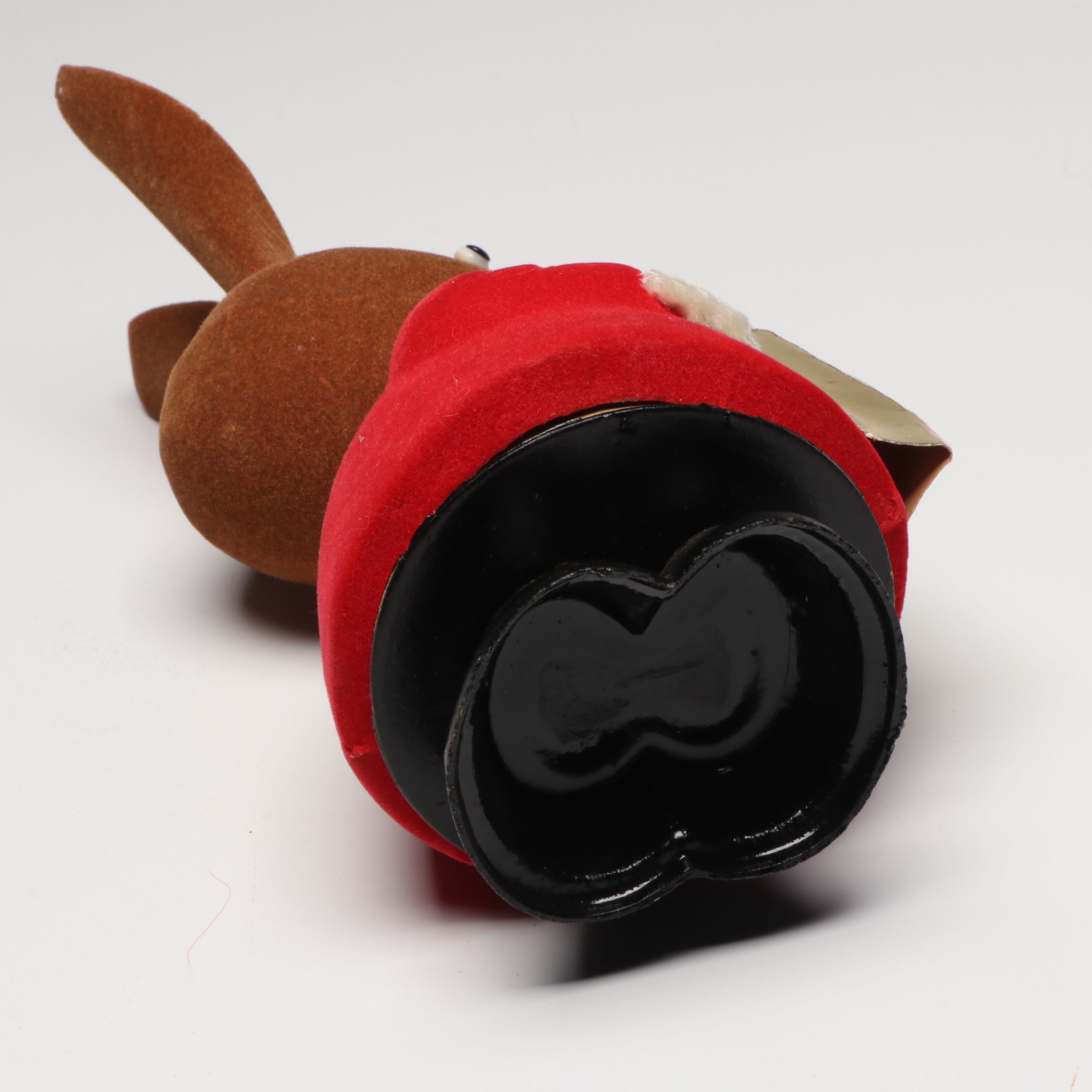 German Flocked Papier-Mâché Candy Containers