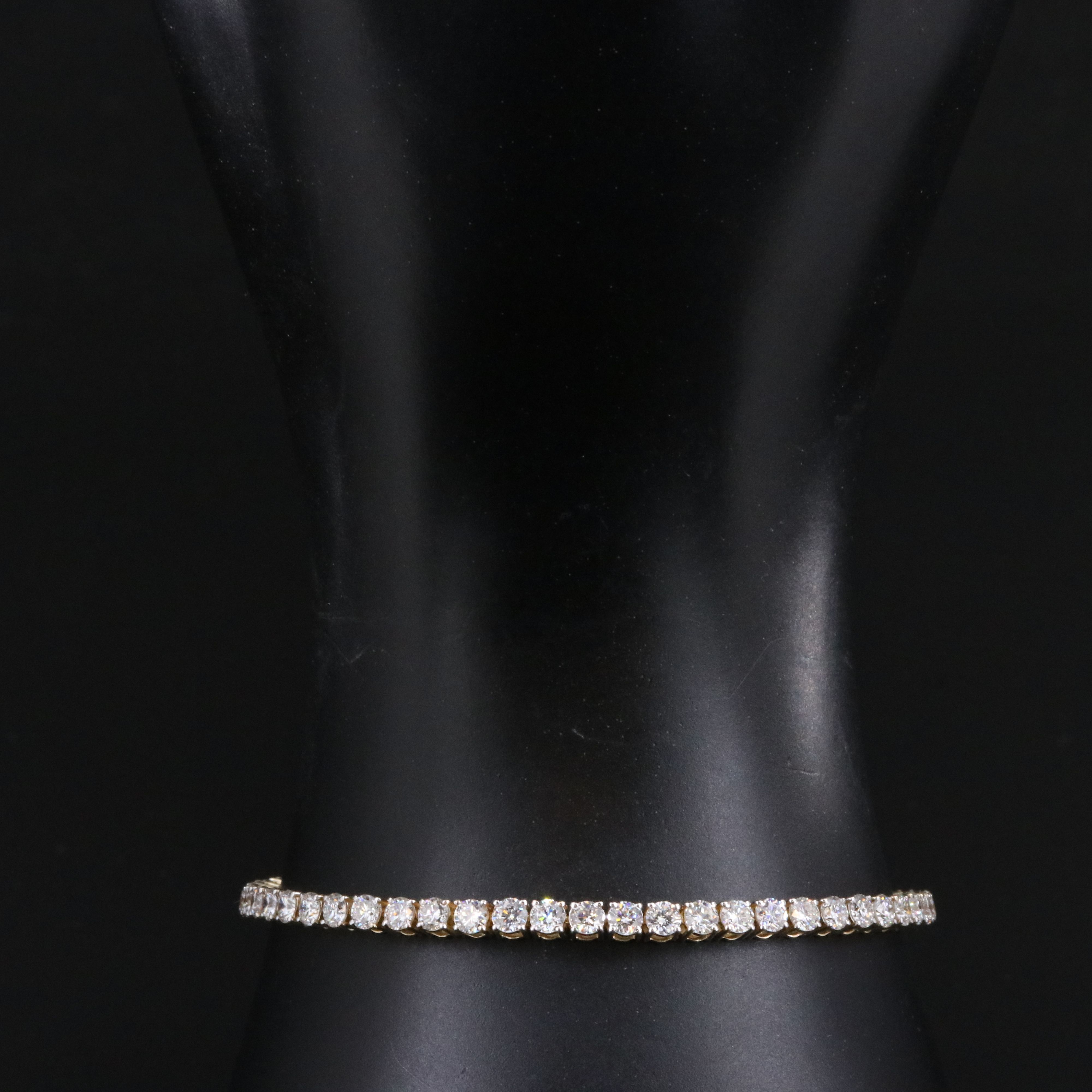 14K 5.26 CTW Lab Grown Diamond Line Bracelet