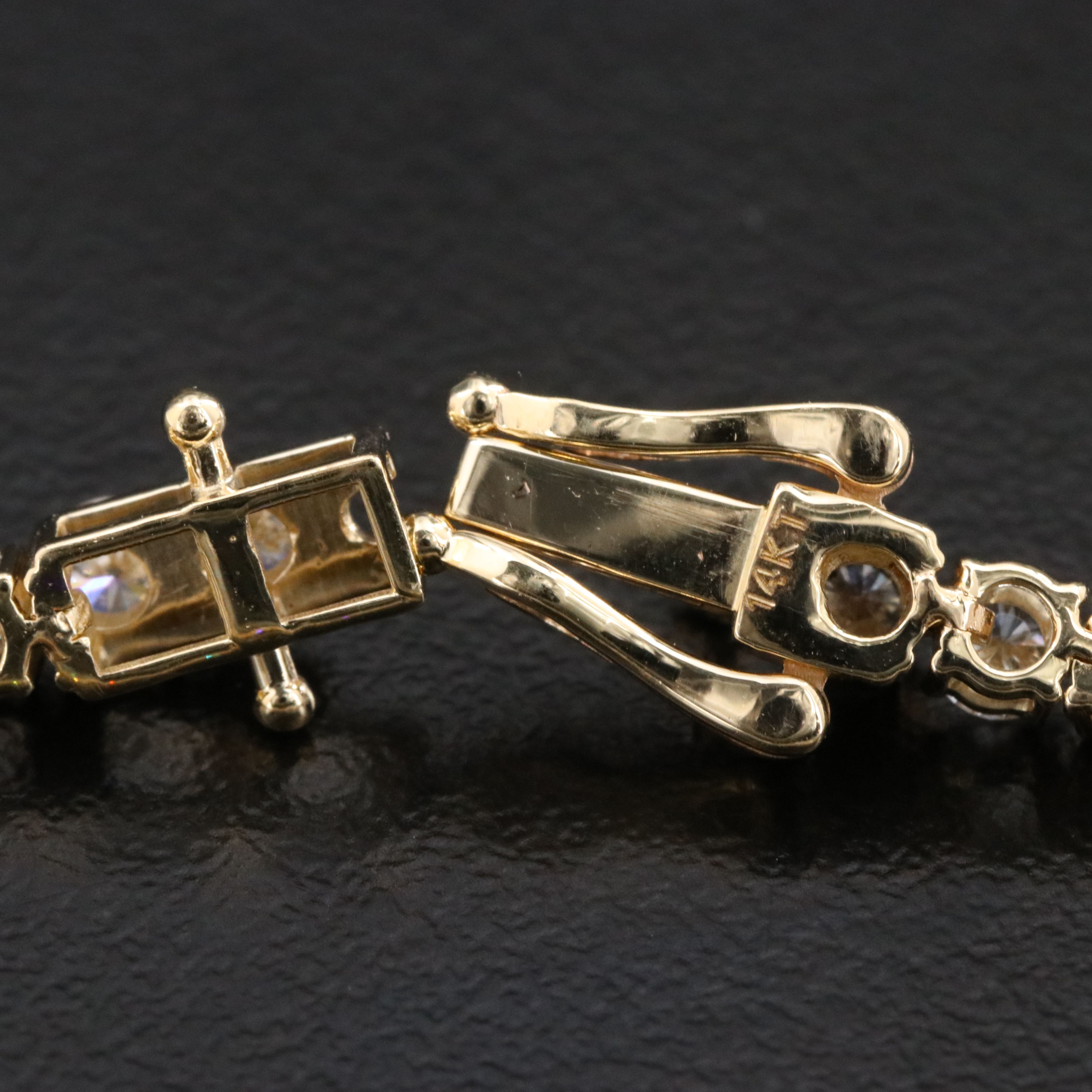 14K 5.26 CTW Lab Grown Diamond Line Bracelet