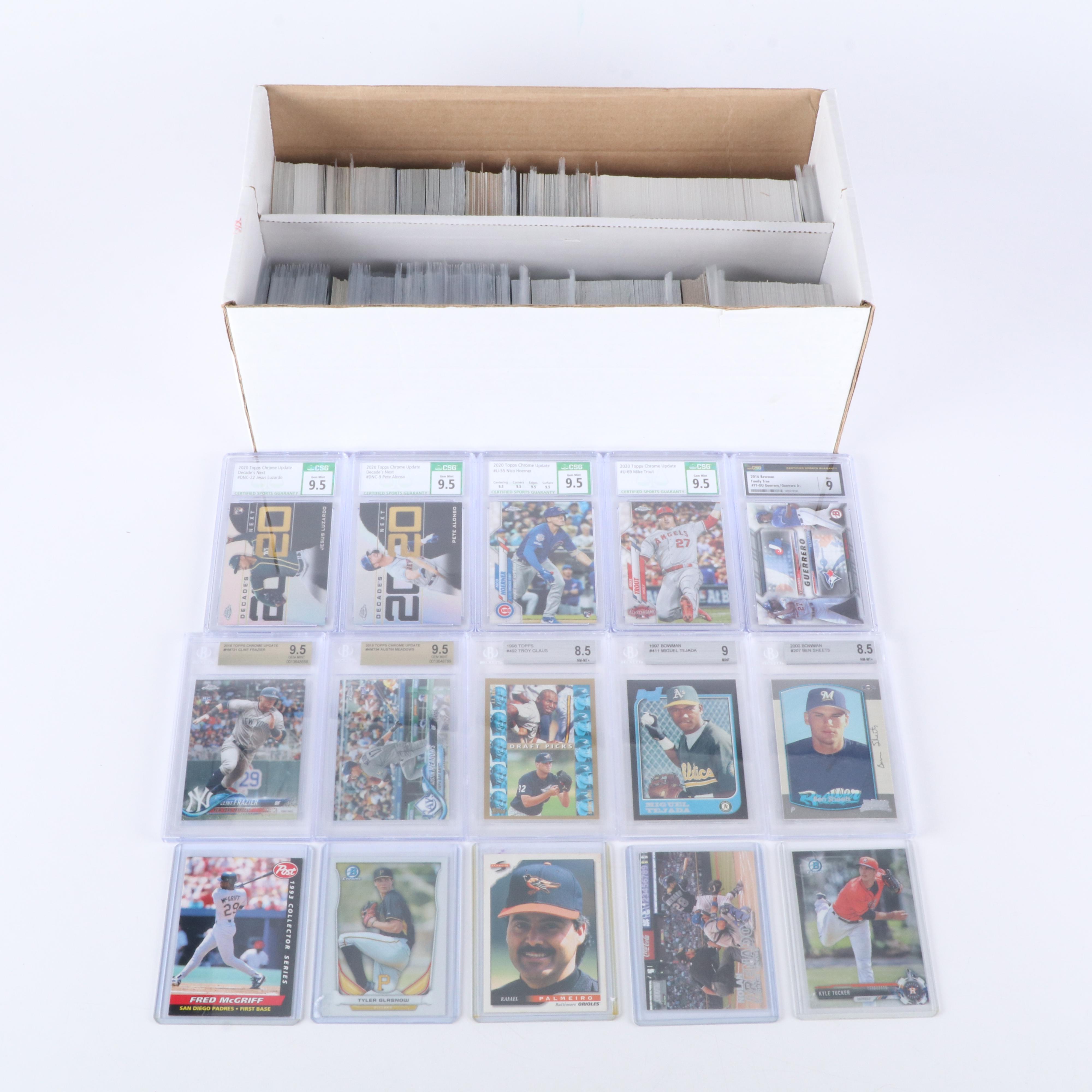 1,000+ Baseball Cards Featuring Graded Trout, Alonso, Guerrero, Hoerner, Luzardo