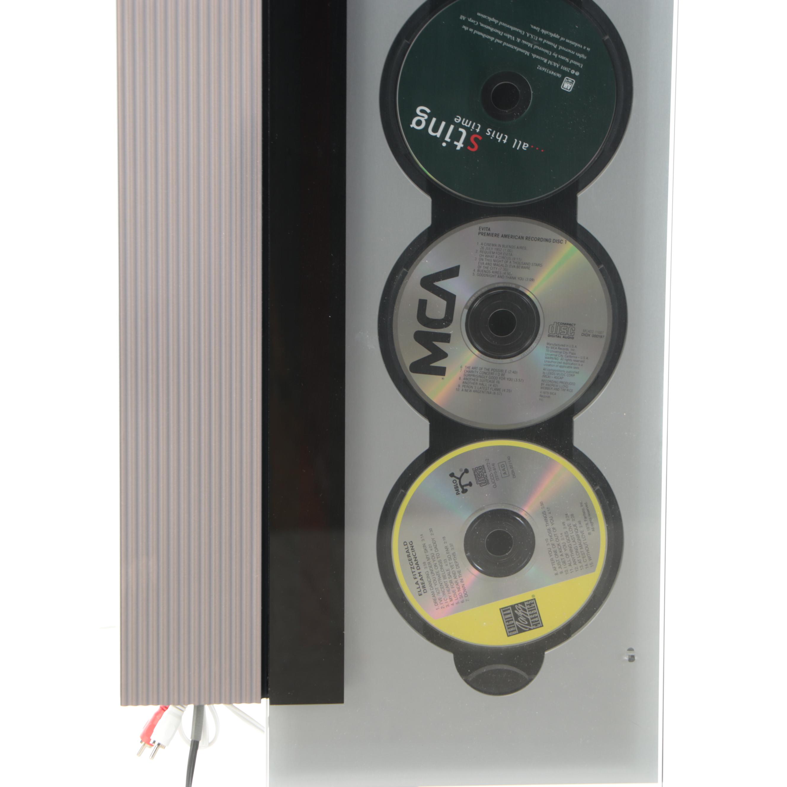 Bang & Olufsen CD Tower Audio Player with Floor Speakers and Sonos Connect