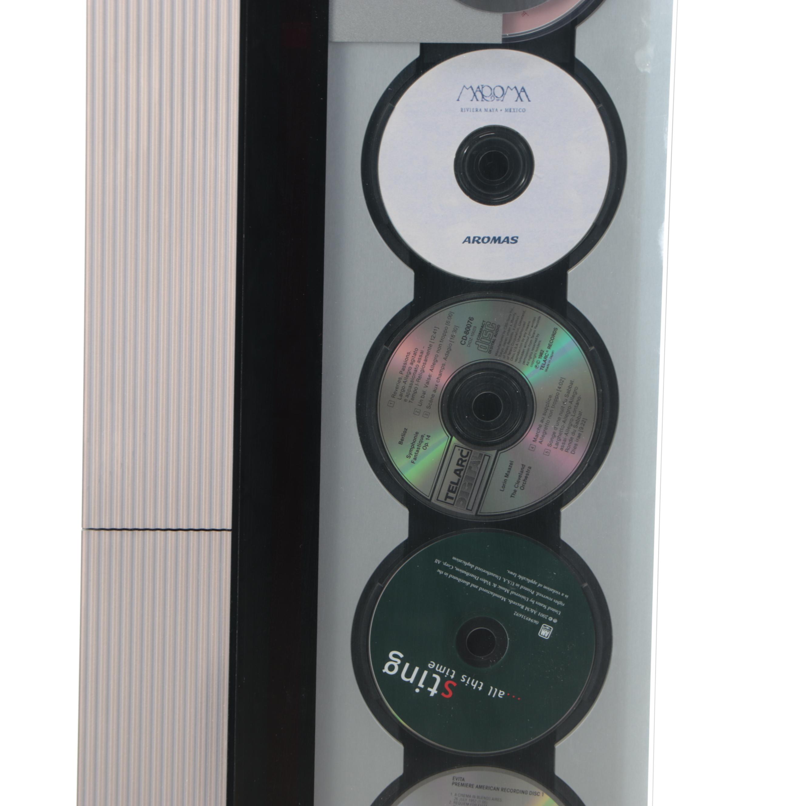 Bang & Olufsen CD Tower Audio Player with Floor Speakers and Sonos Connect