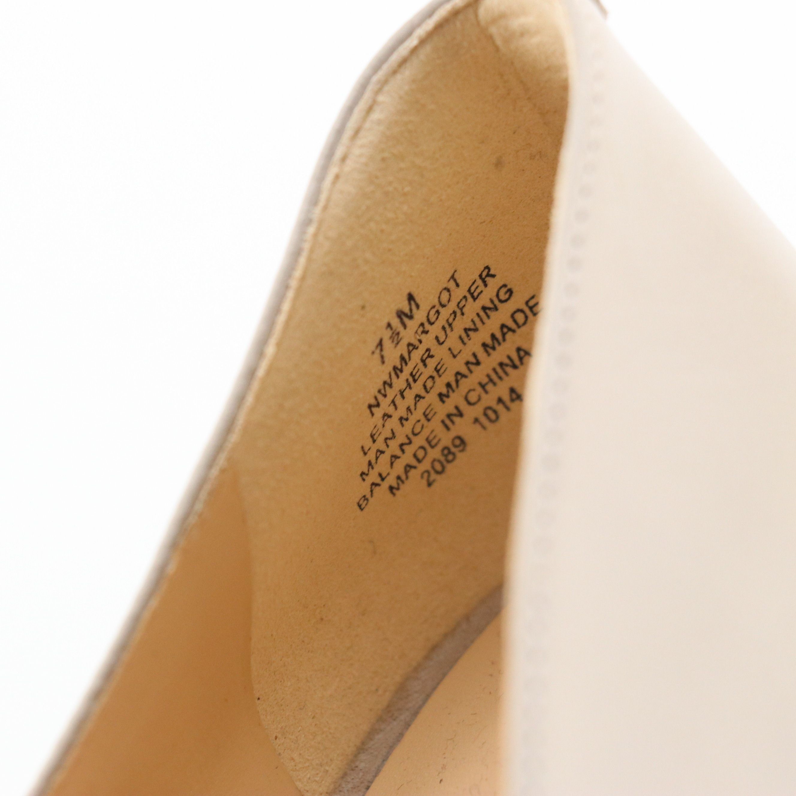 Nine West Grey Leather "Margot" Pumps, Violet Suede "Mandolin" Ankle-Strap Heels