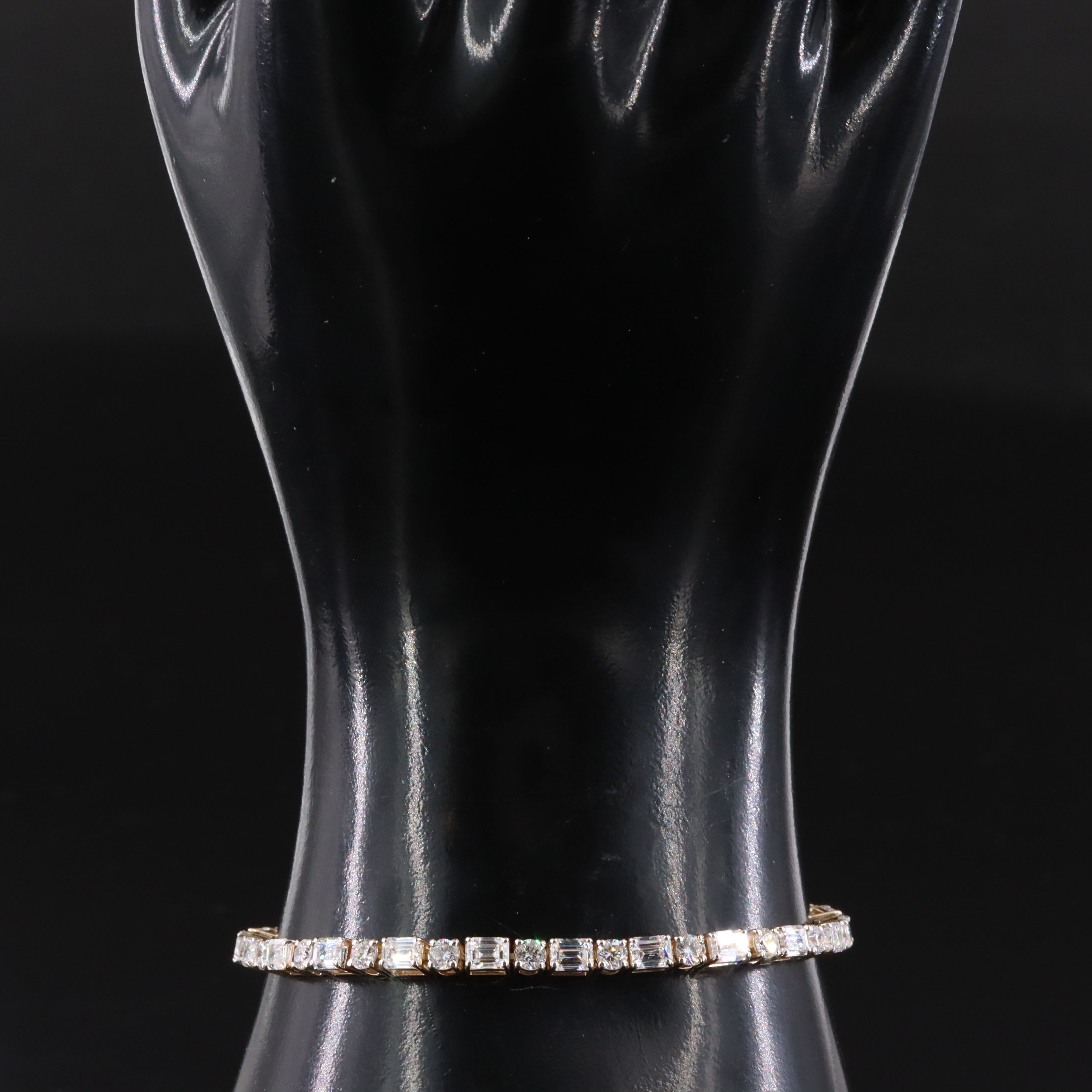 14K 7.14 CTW Lab Grown Diamond Line Bracelet