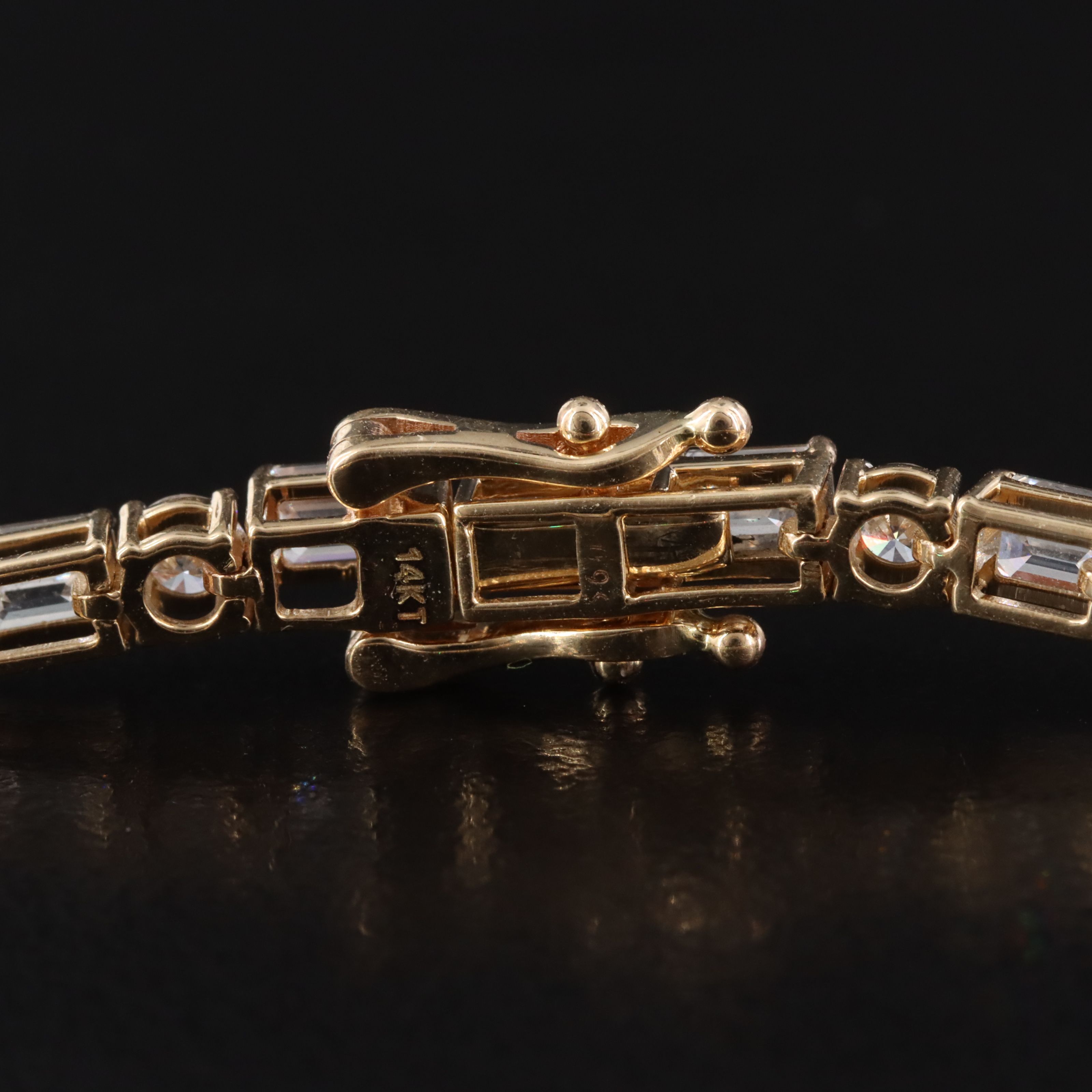 14K 7.14 CTW Lab Grown Diamond Line Bracelet