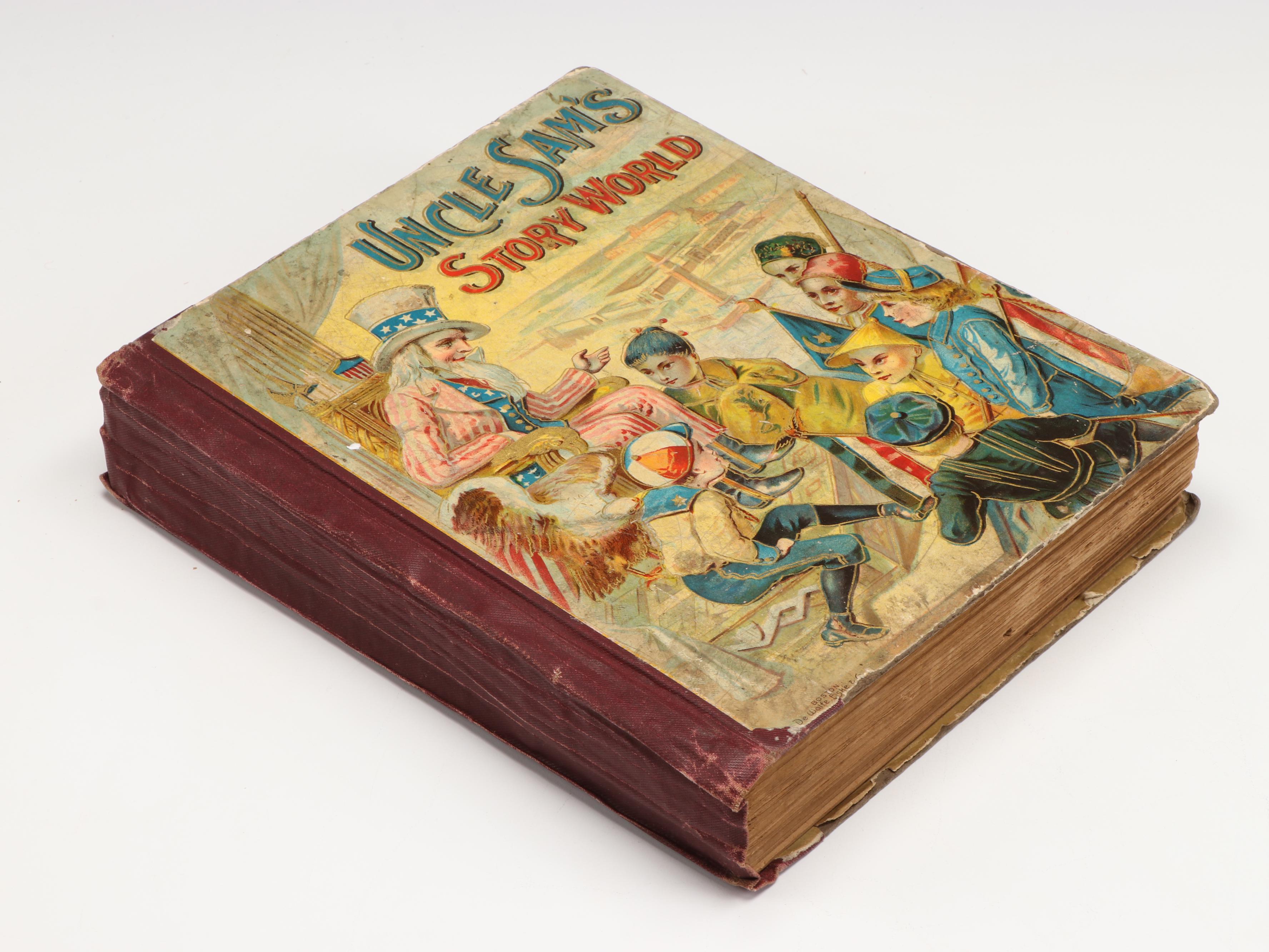 "Uncle Sam's Story World" with Other Fourth of July Décor