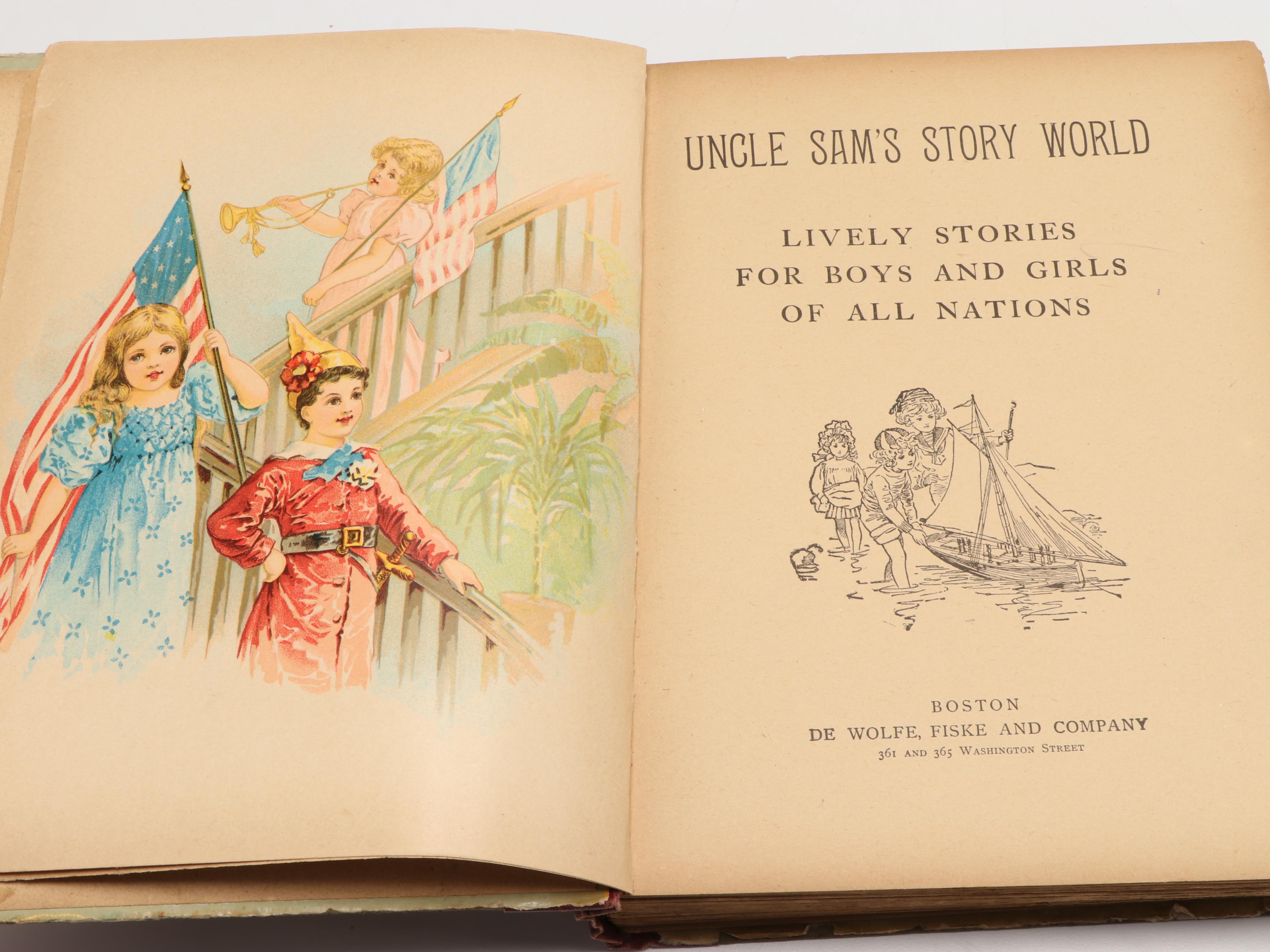 "Uncle Sam's Story World" with Other Fourth of July Décor