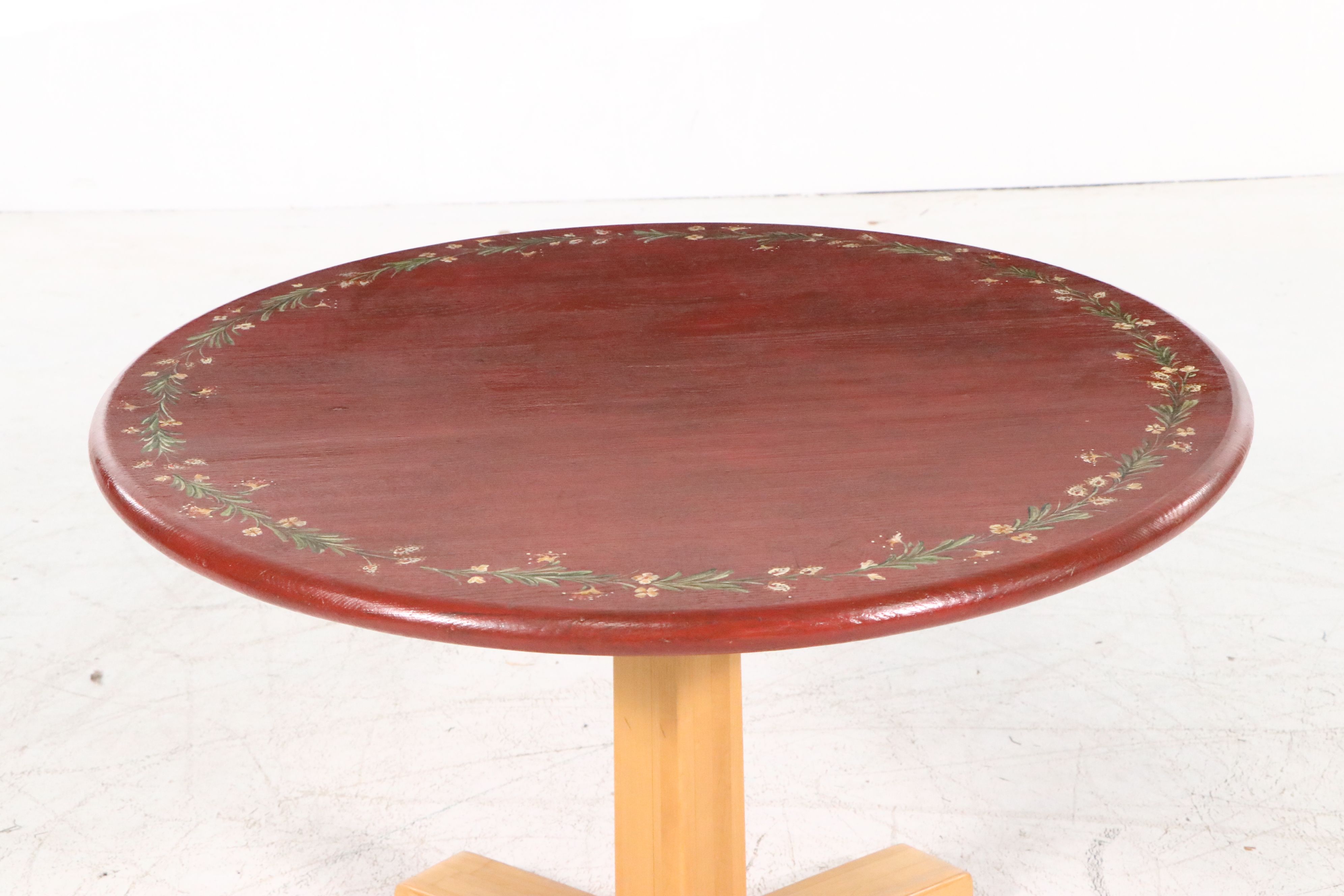 Five Piece Dining Set with John Boos & Company Windsor Style Chairs