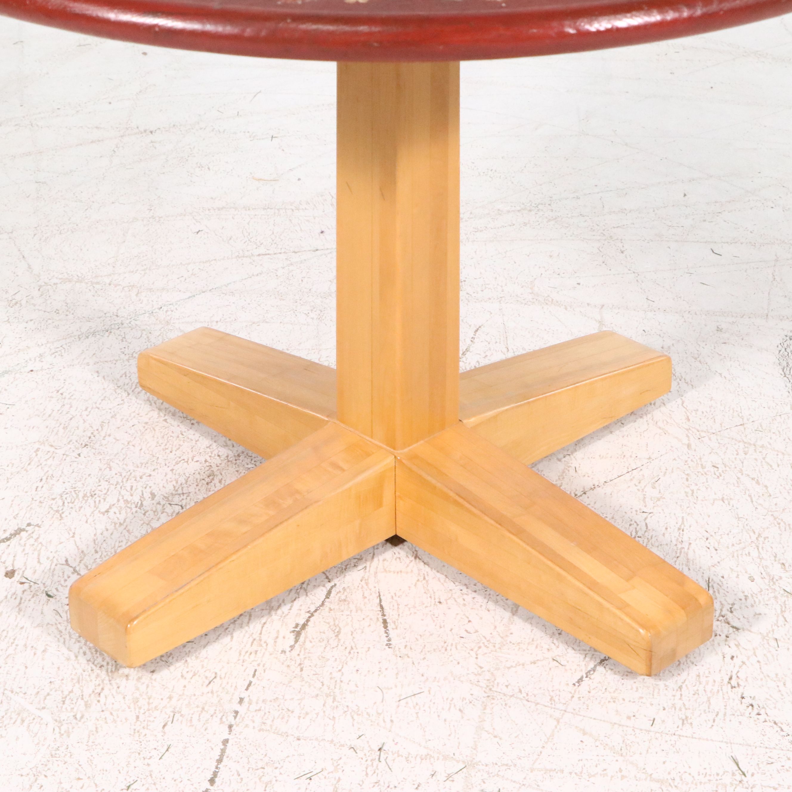 Five Piece Dining Set with John Boos & Company Windsor Style Chairs