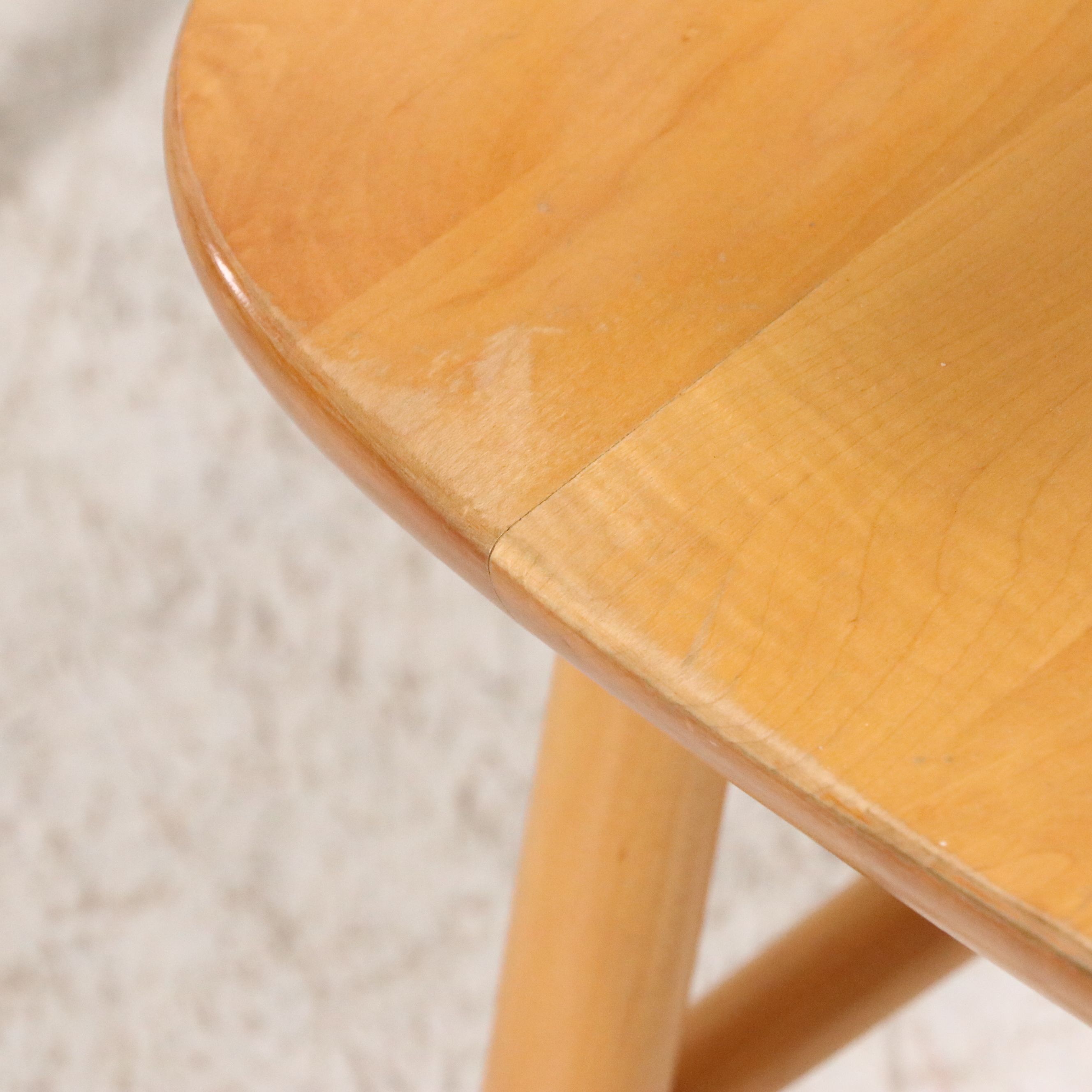 Five Piece Dining Set with John Boos & Company Windsor Style Chairs