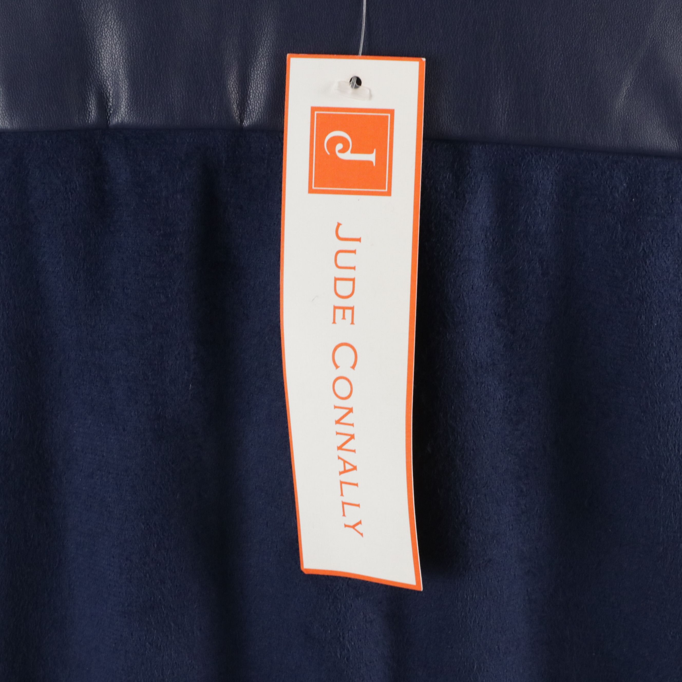 Jude Connally "Cecilia" Faux Leather Midi Dress and "Tammi" Python Print Dress