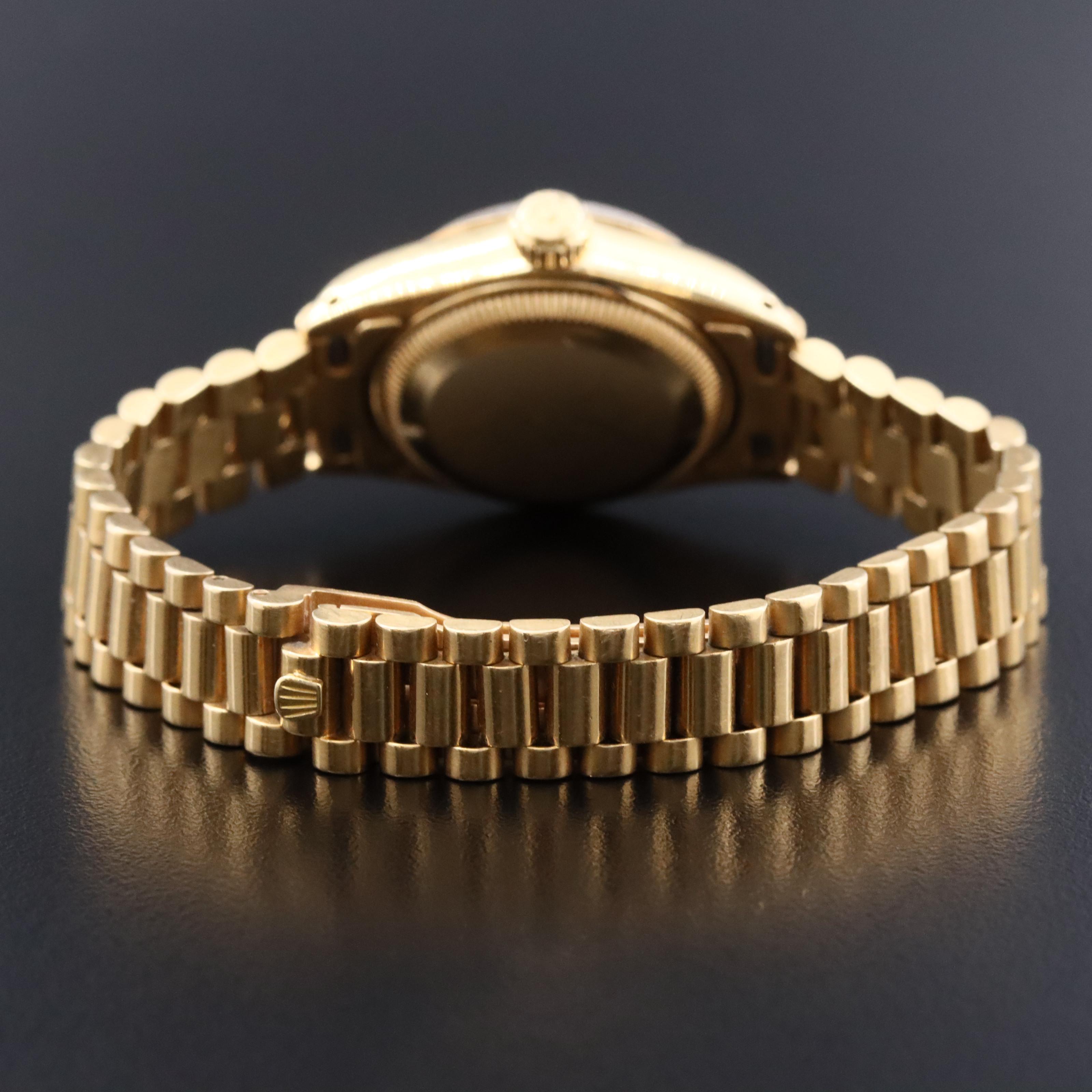 18K Rolex Datejust 6917 Vintage Watch c.1981