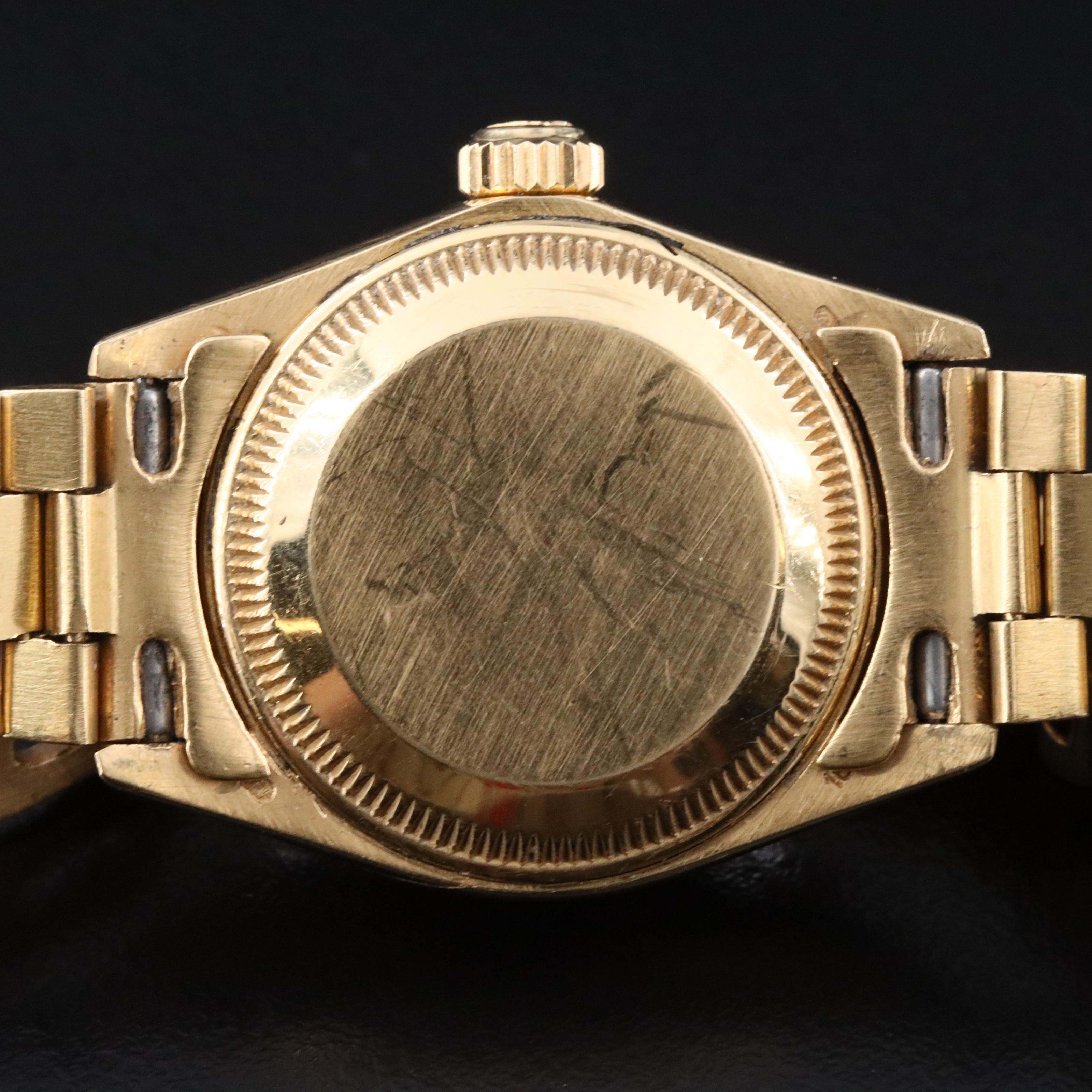 18K Rolex Datejust 6917 Vintage Watch c.1981