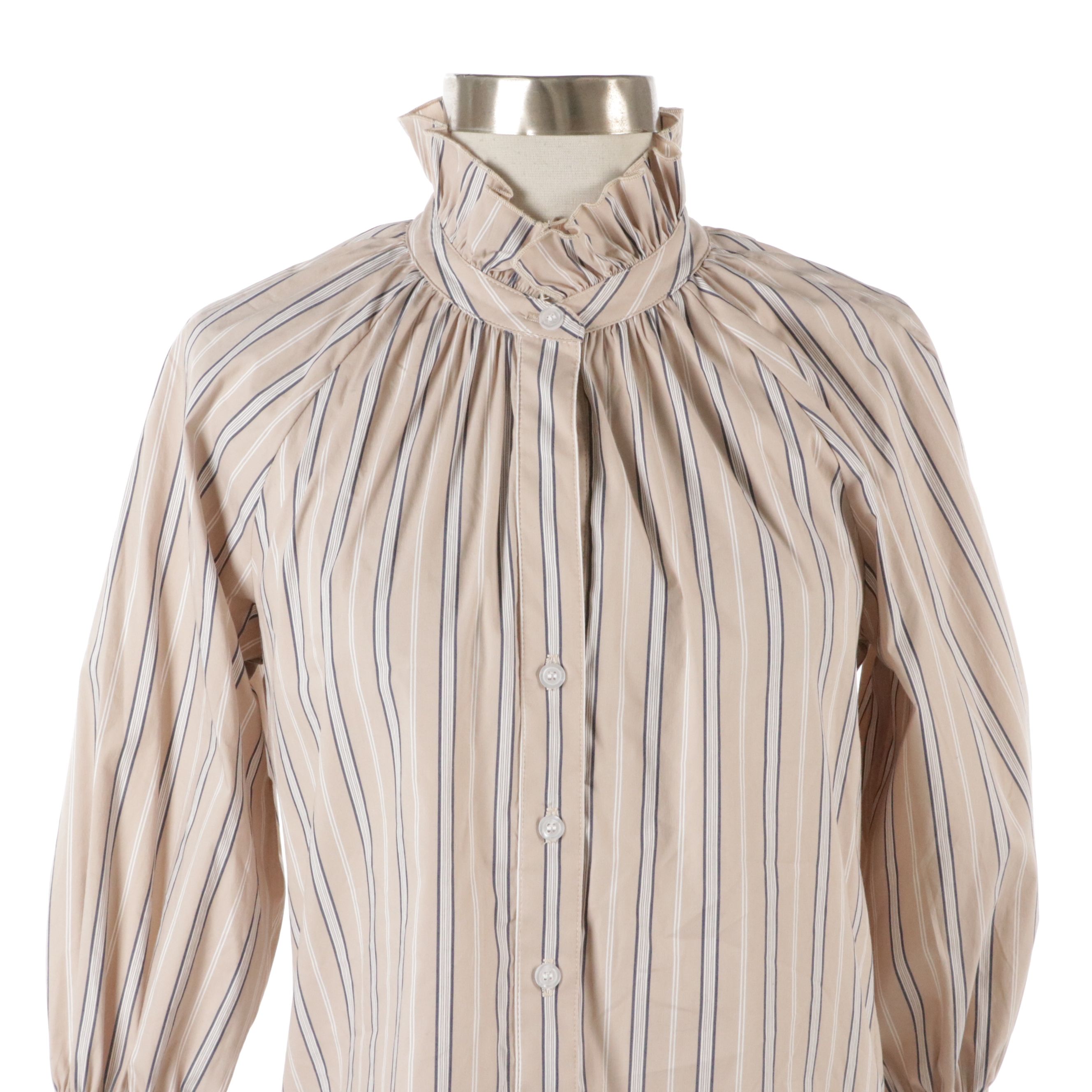 Finley Printed Long Sleeve and Button-Down Blouses, With Tags