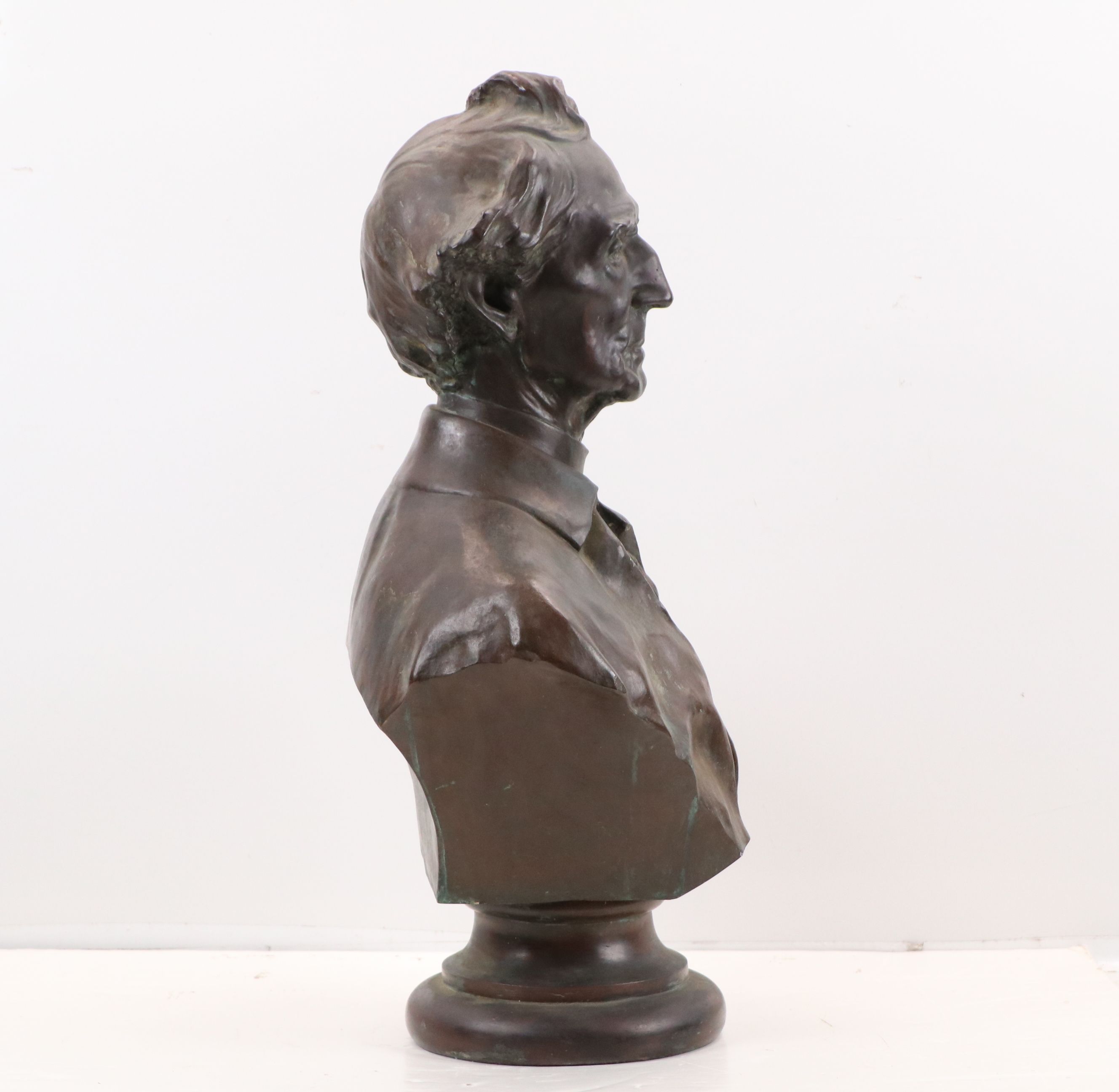 Charles A. Grafley, Bronze Bust of Rev. Welton Morgan Modisette, 19th C.