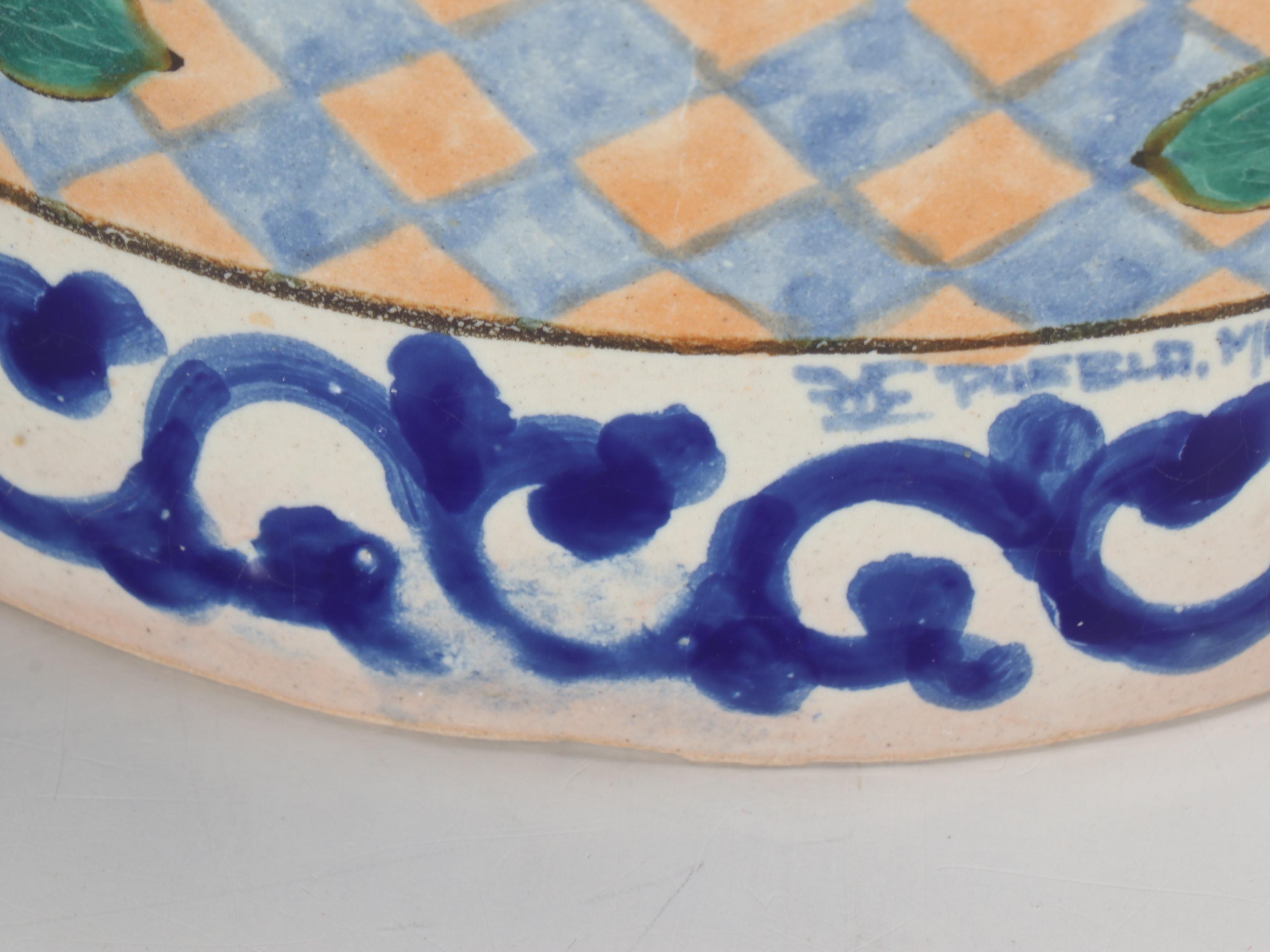 Pair of Mexican Talavera Tibores