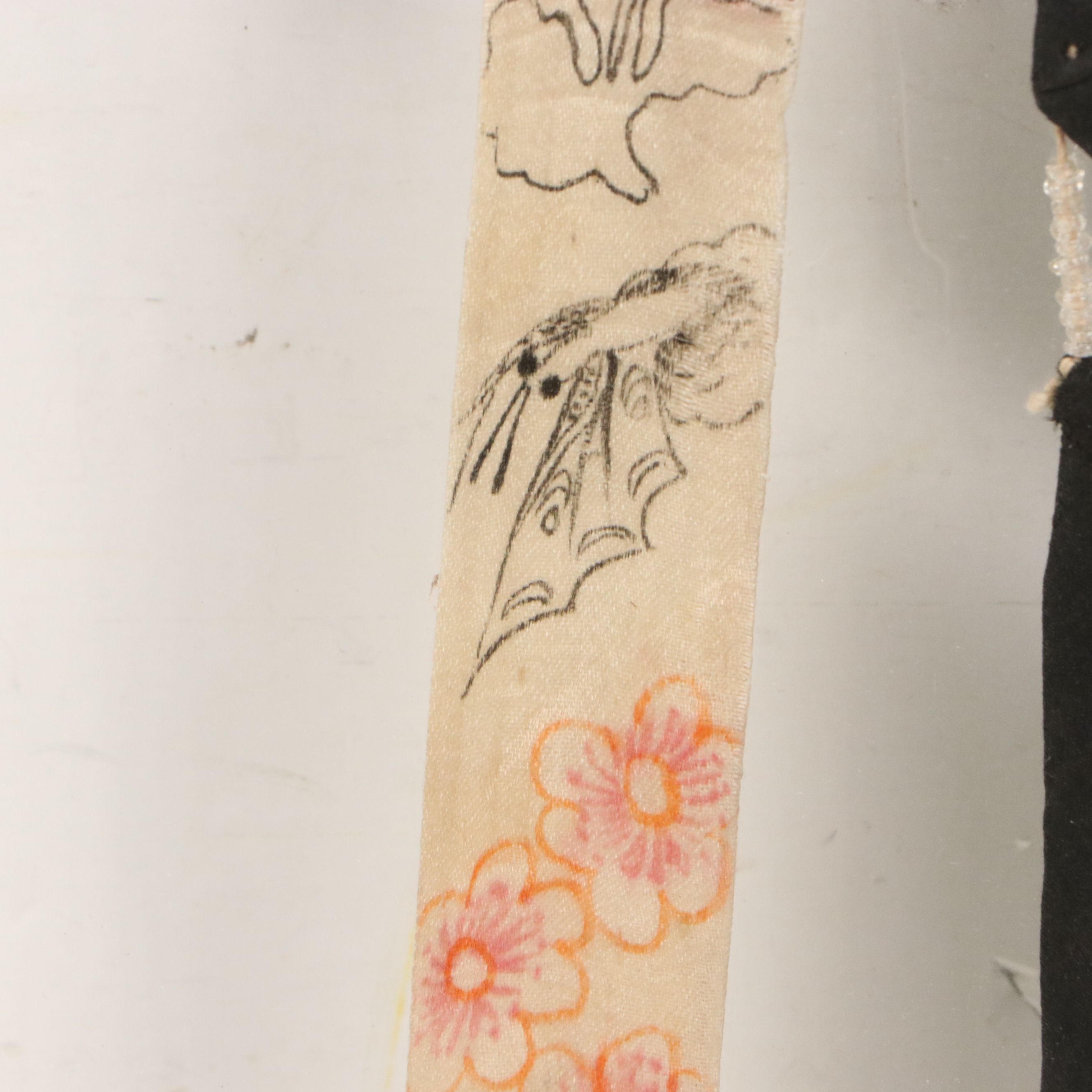 Hand-Embroidered Chinese School Ornamental Textile