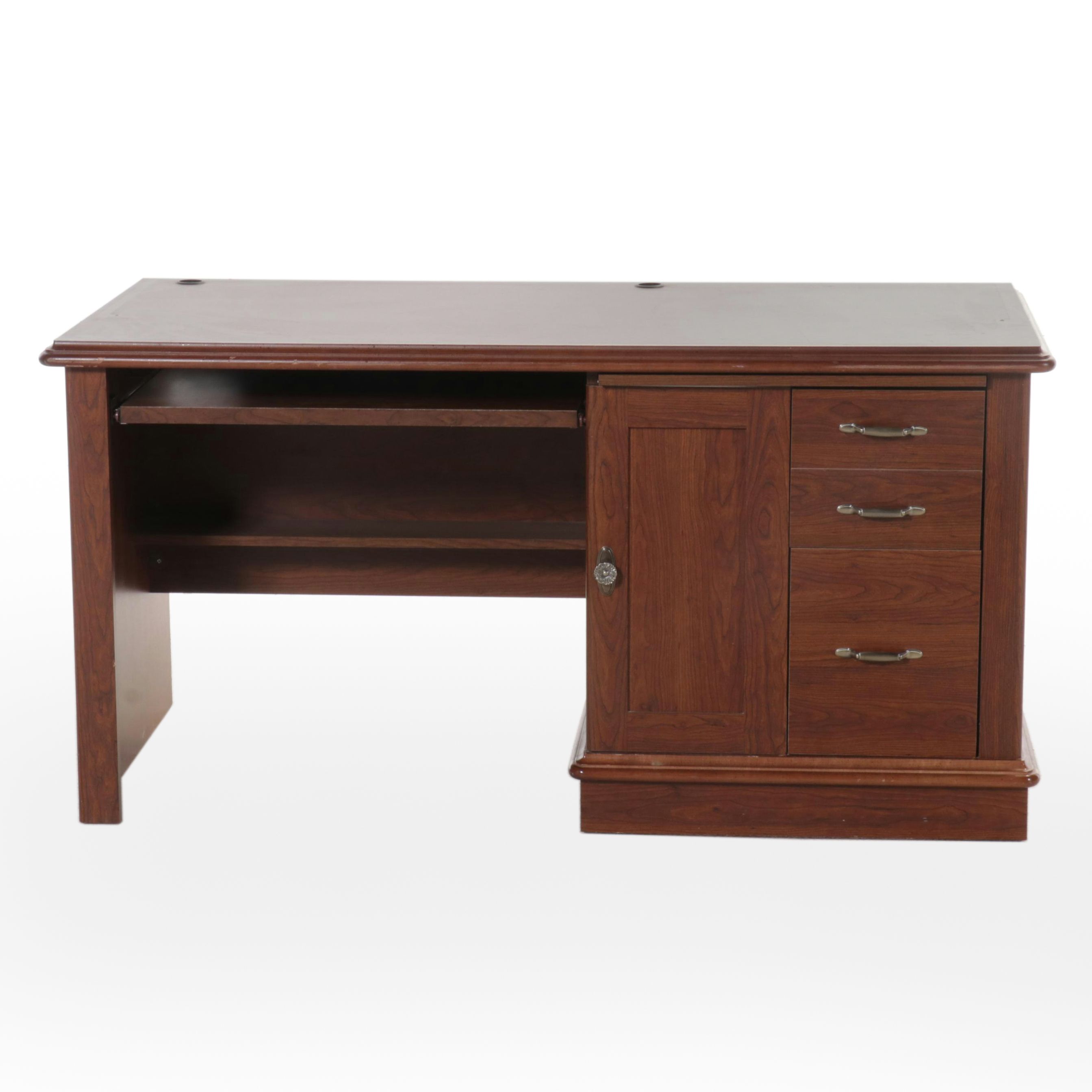 Cherry Finish Computer Desk