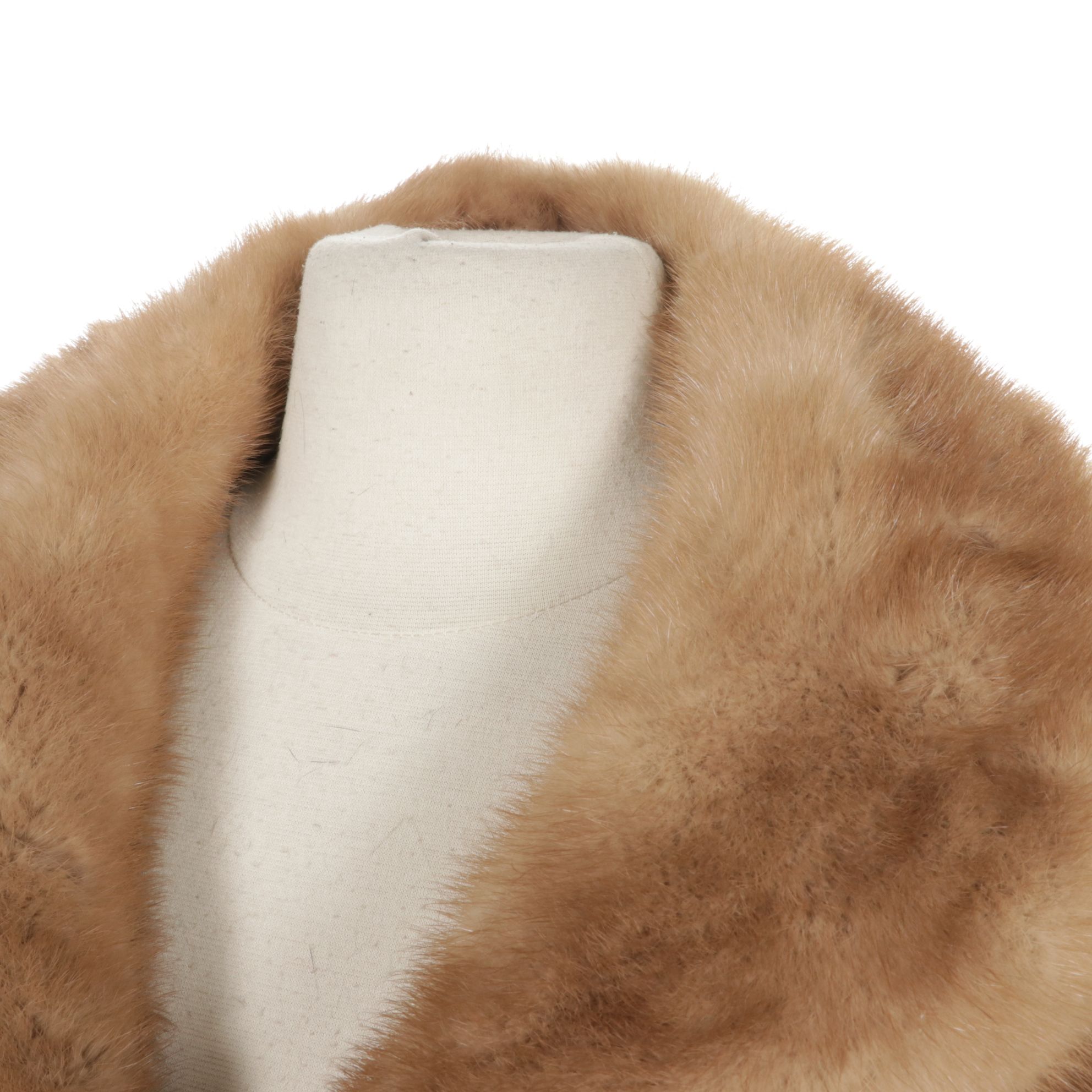 Lazarus Pastel Mink Fur Stole