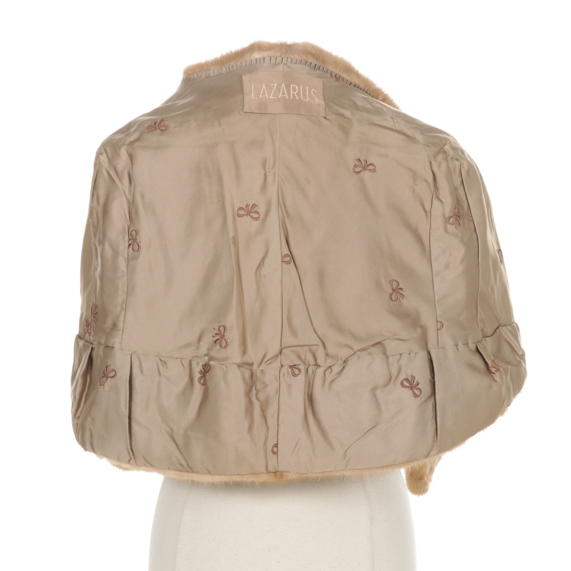 Lazarus Pastel Mink Fur Stole