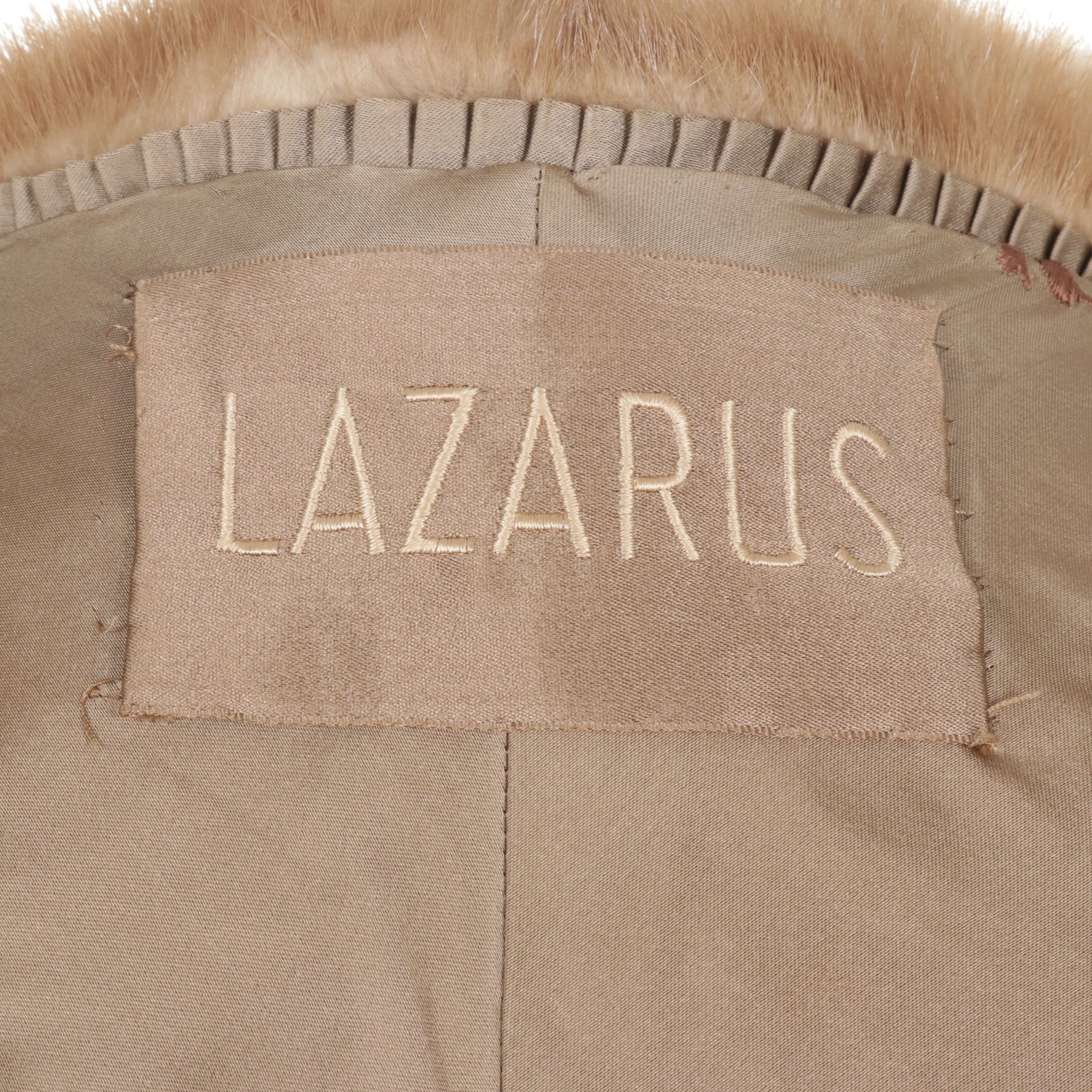 Lazarus Pastel Mink Fur Stole