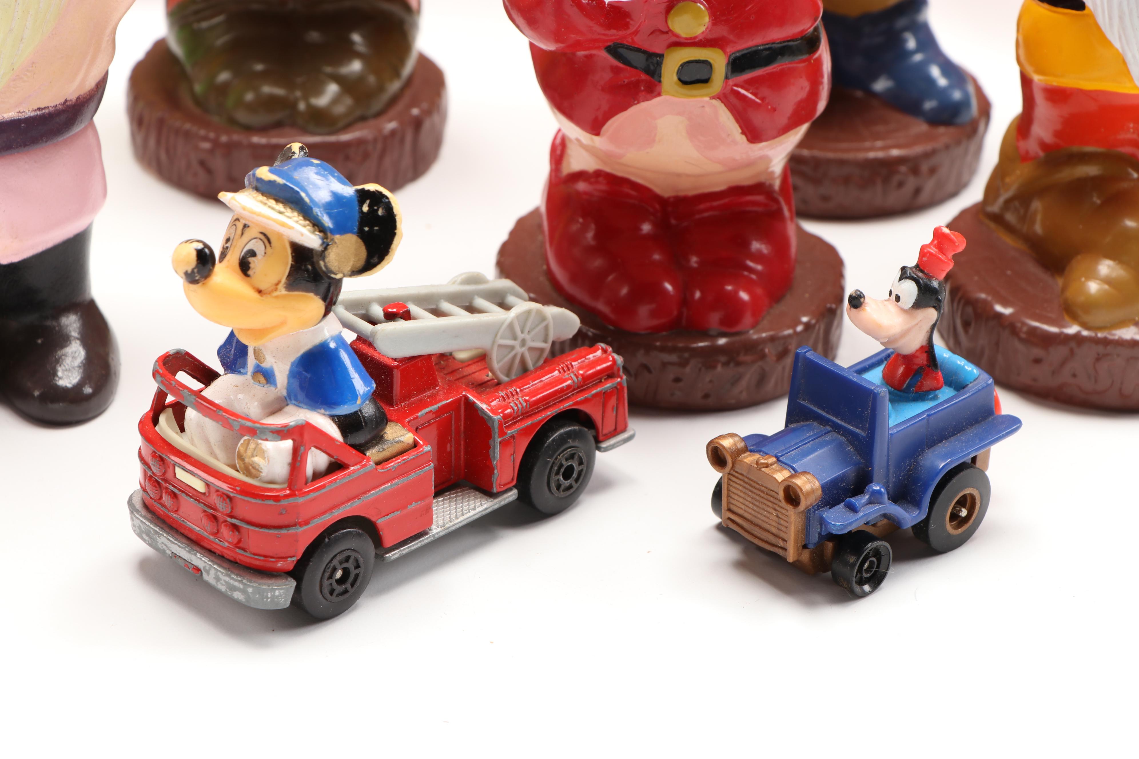 Walt Disney "Marching Mickey Mouse" Dolls with More Disney Figures and Games