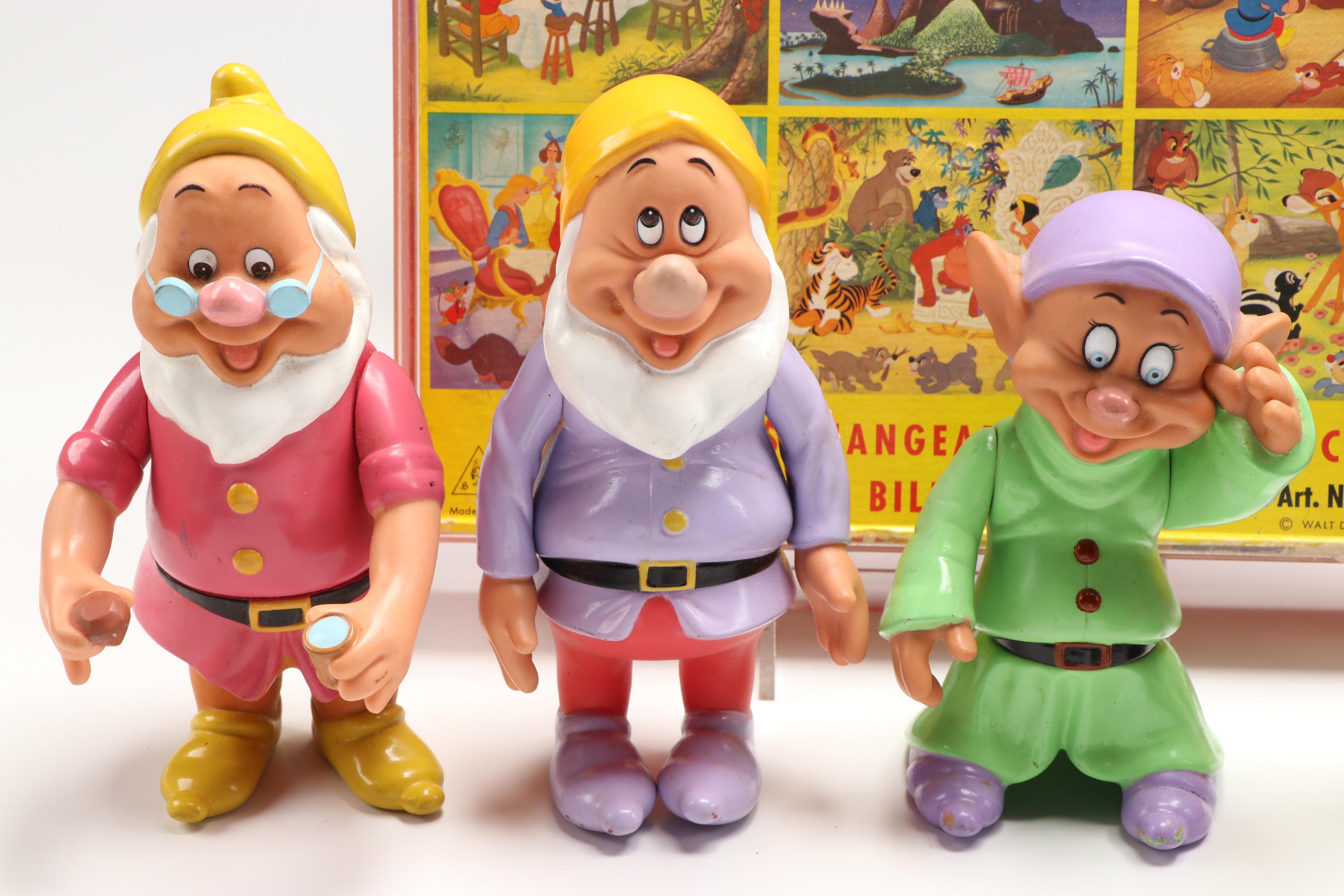 Walt Disney "Marching Mickey Mouse" Dolls with More Disney Figures and Games