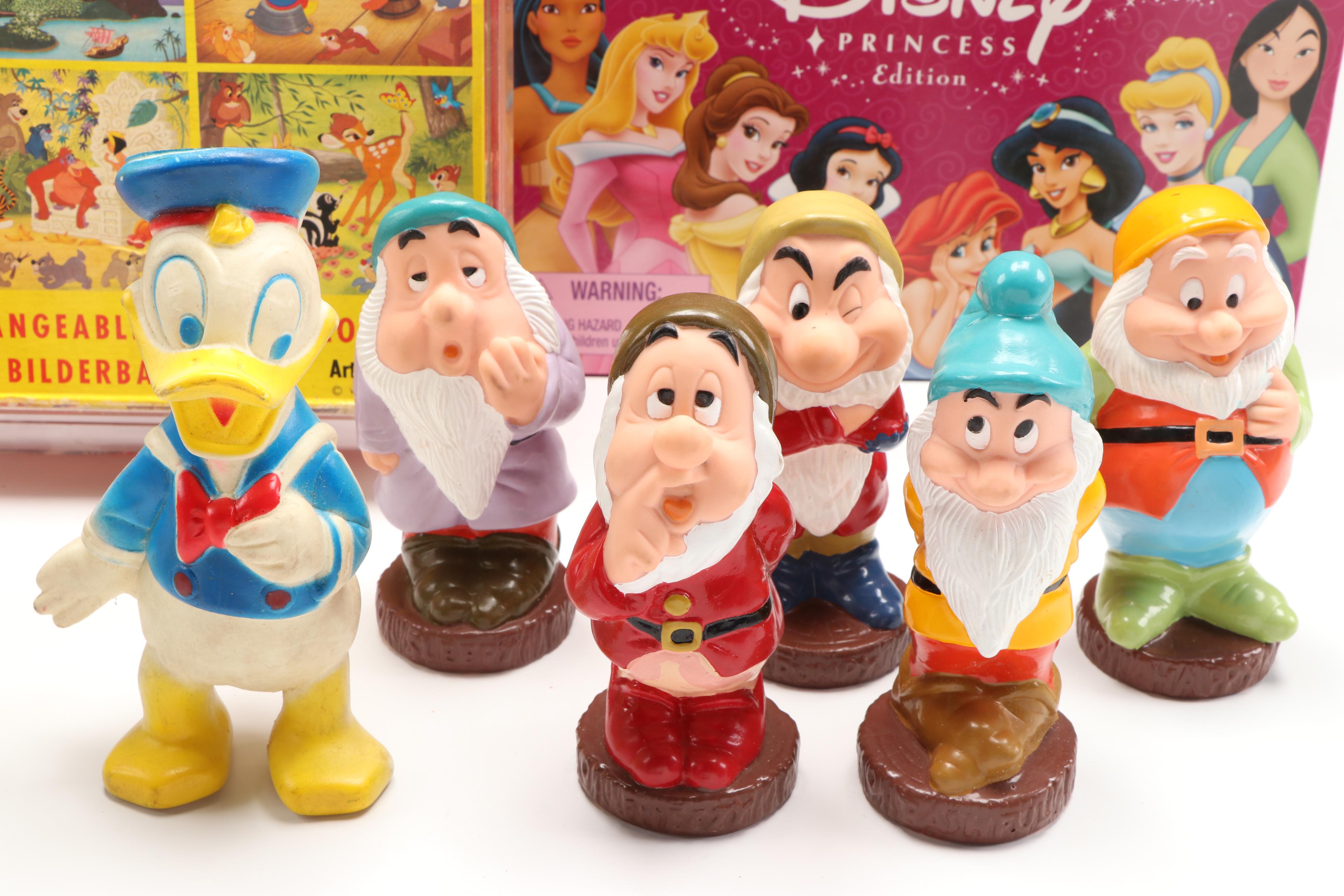 Walt Disney "Marching Mickey Mouse" Dolls with More Disney Figures and Games