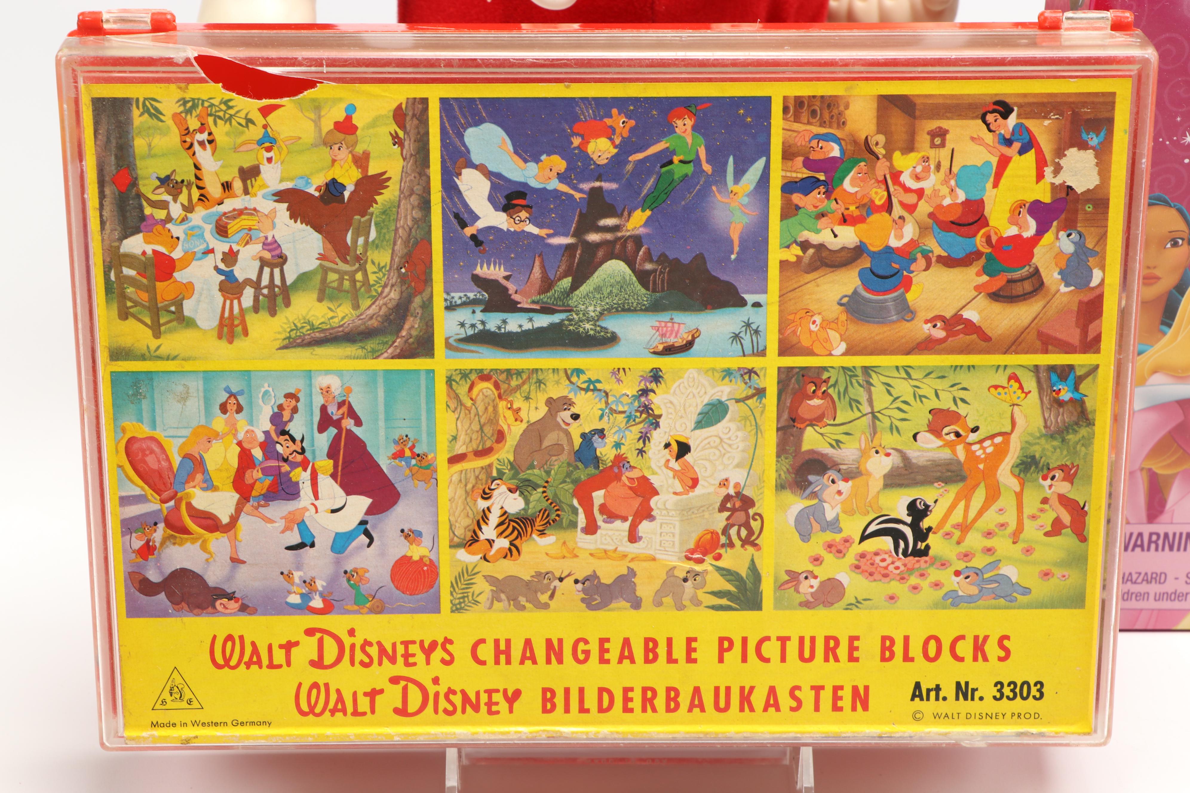 Walt Disney "Marching Mickey Mouse" Dolls with More Disney Figures and Games