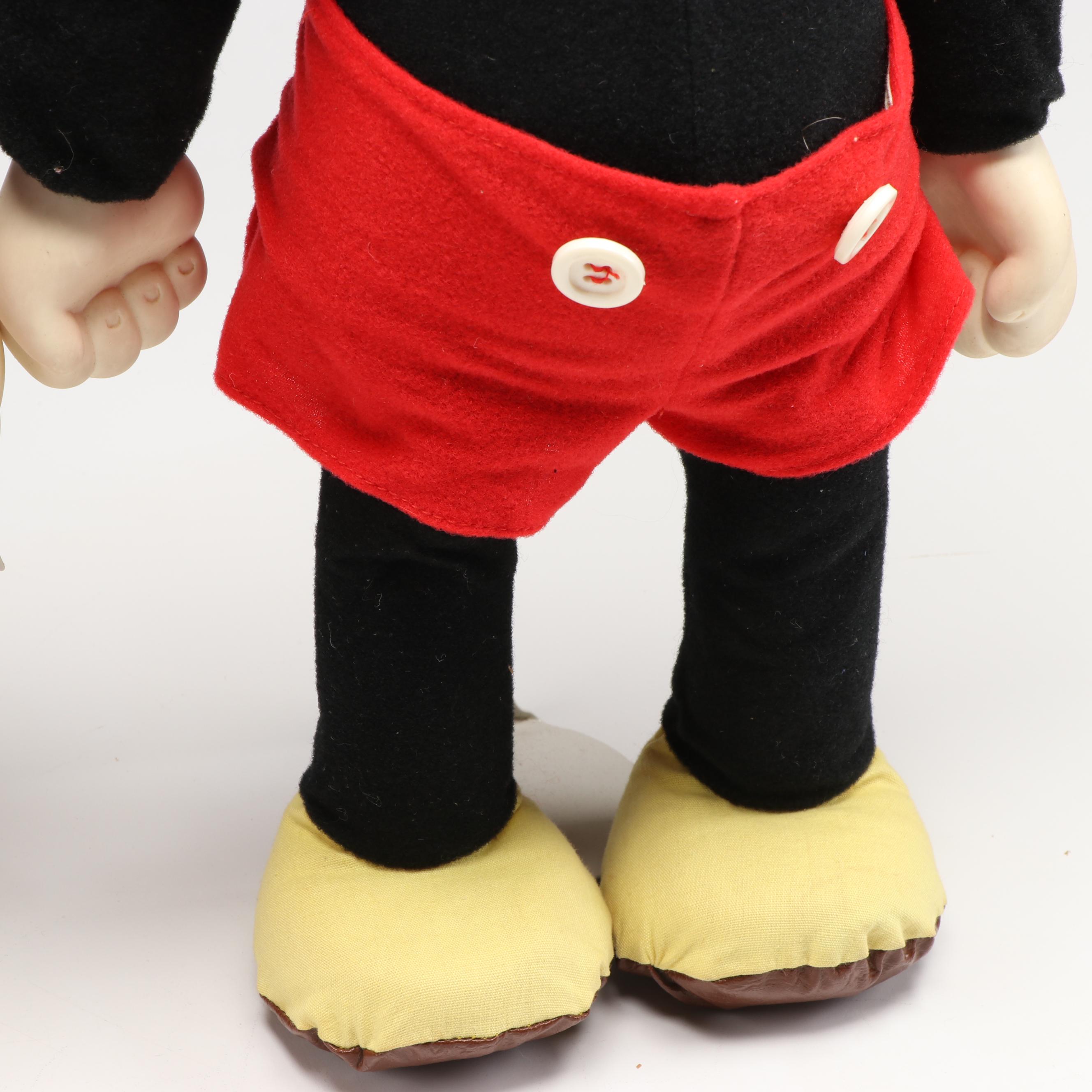 Walt Disney "Marching Mickey Mouse" Dolls with More Disney Figures and Games