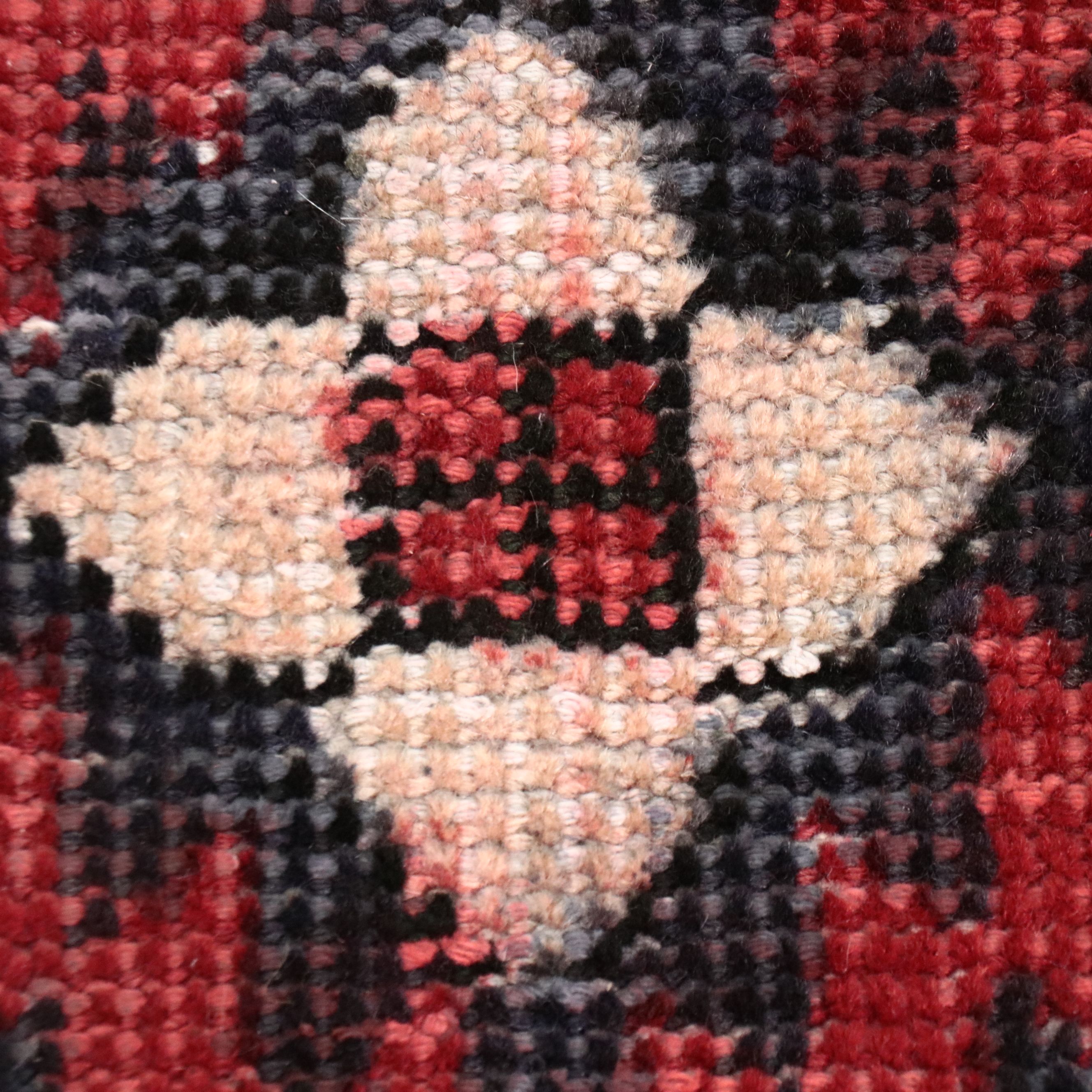 3'7 x 8'10 Hand-Knotted Afghan Baluch Long Rug