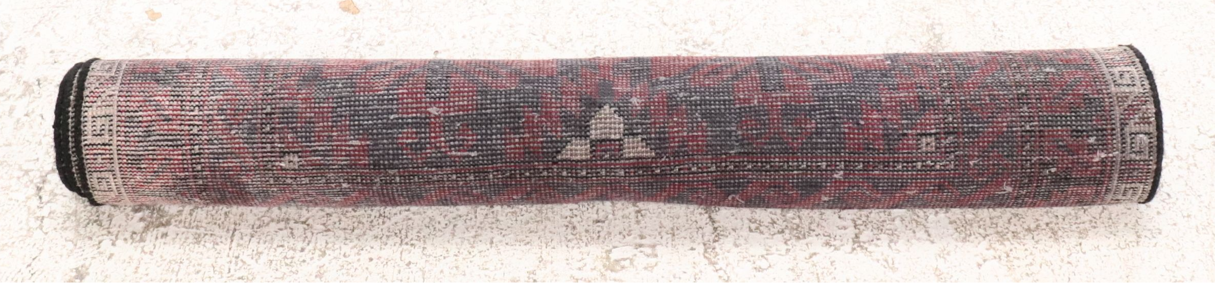 3'7 x 8'10 Hand-Knotted Afghan Baluch Long Rug