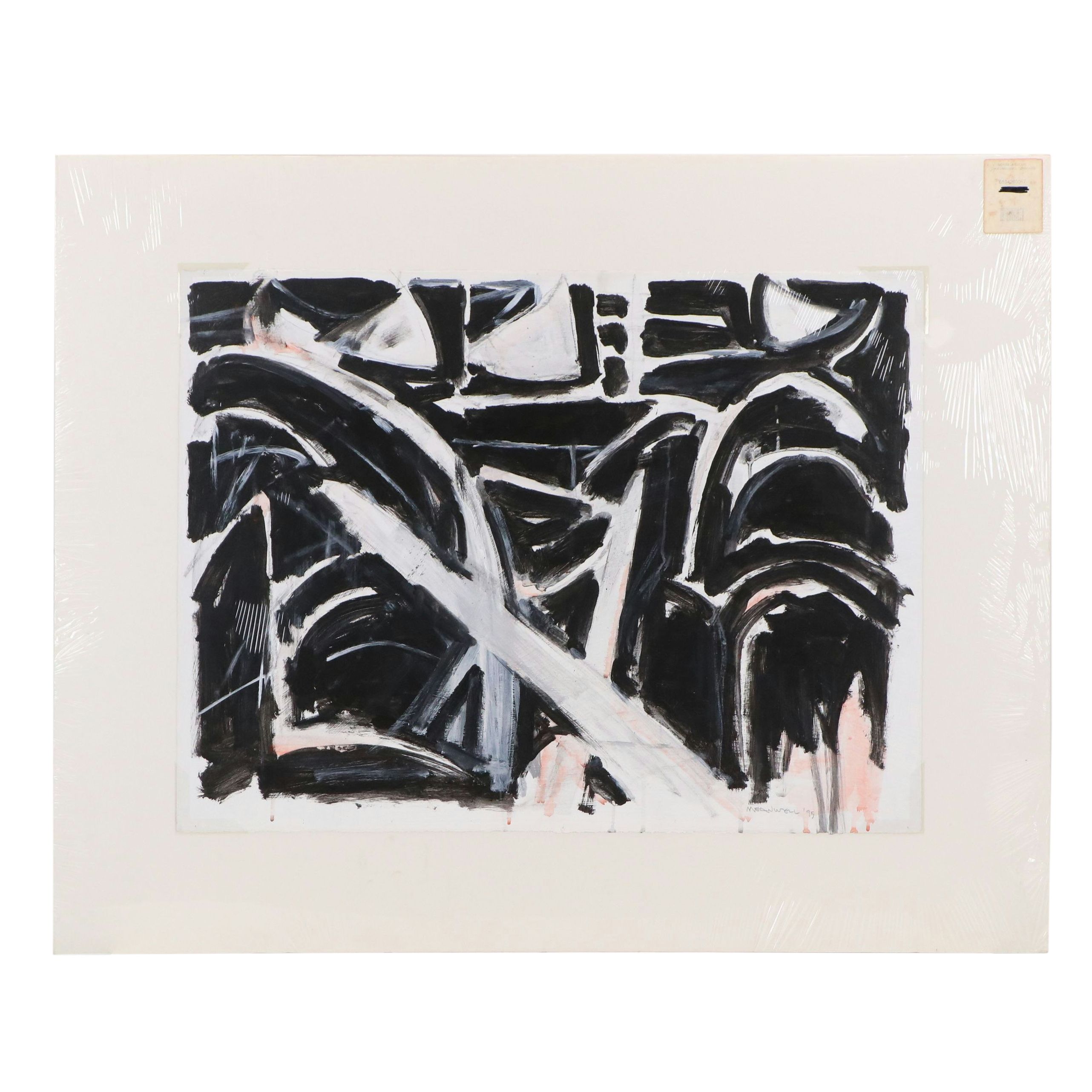 Jack Meanwell Acrylic Painting, 1995