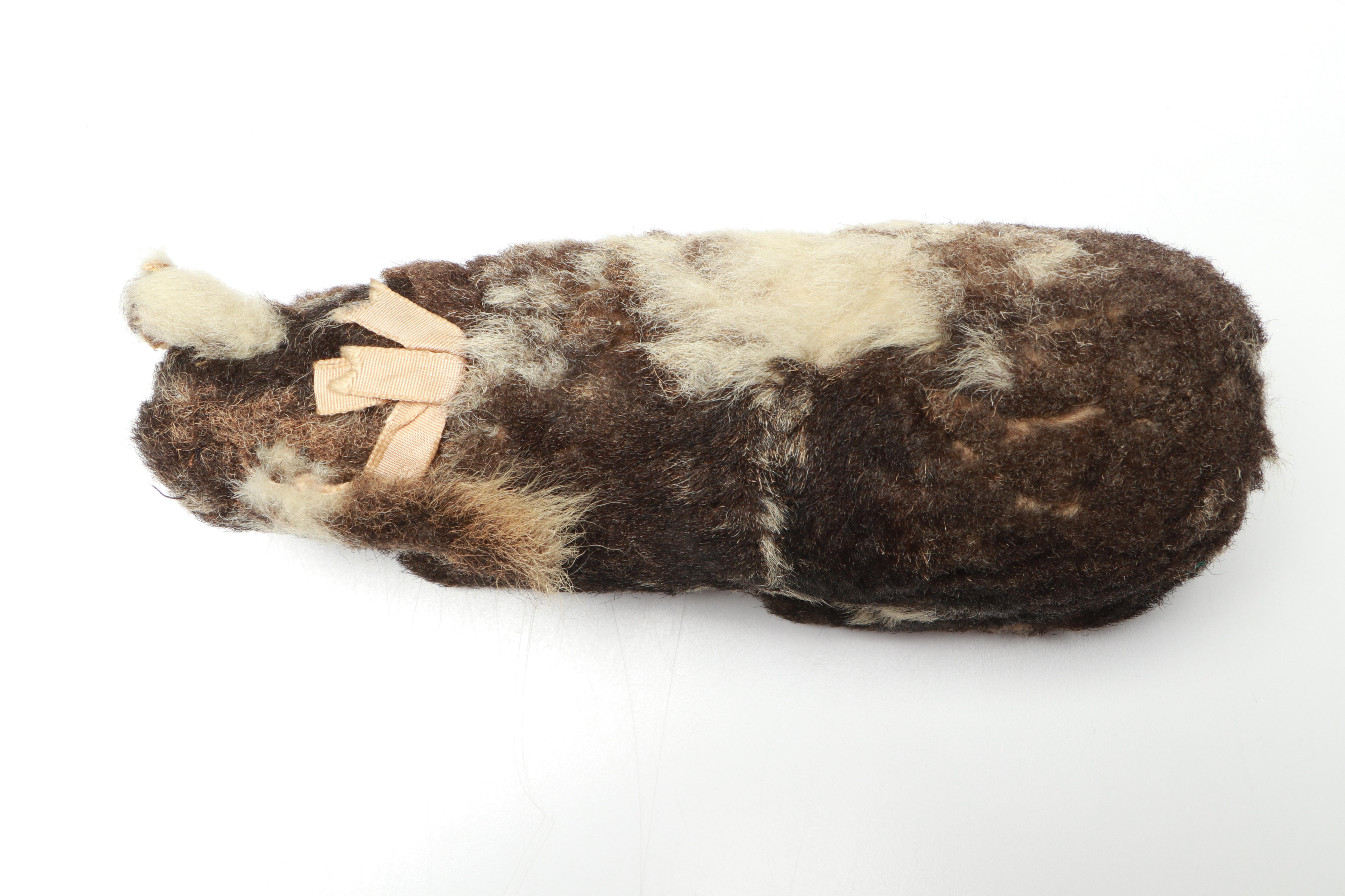 Vintage Rabbit Stuffed Animal with Ephemera