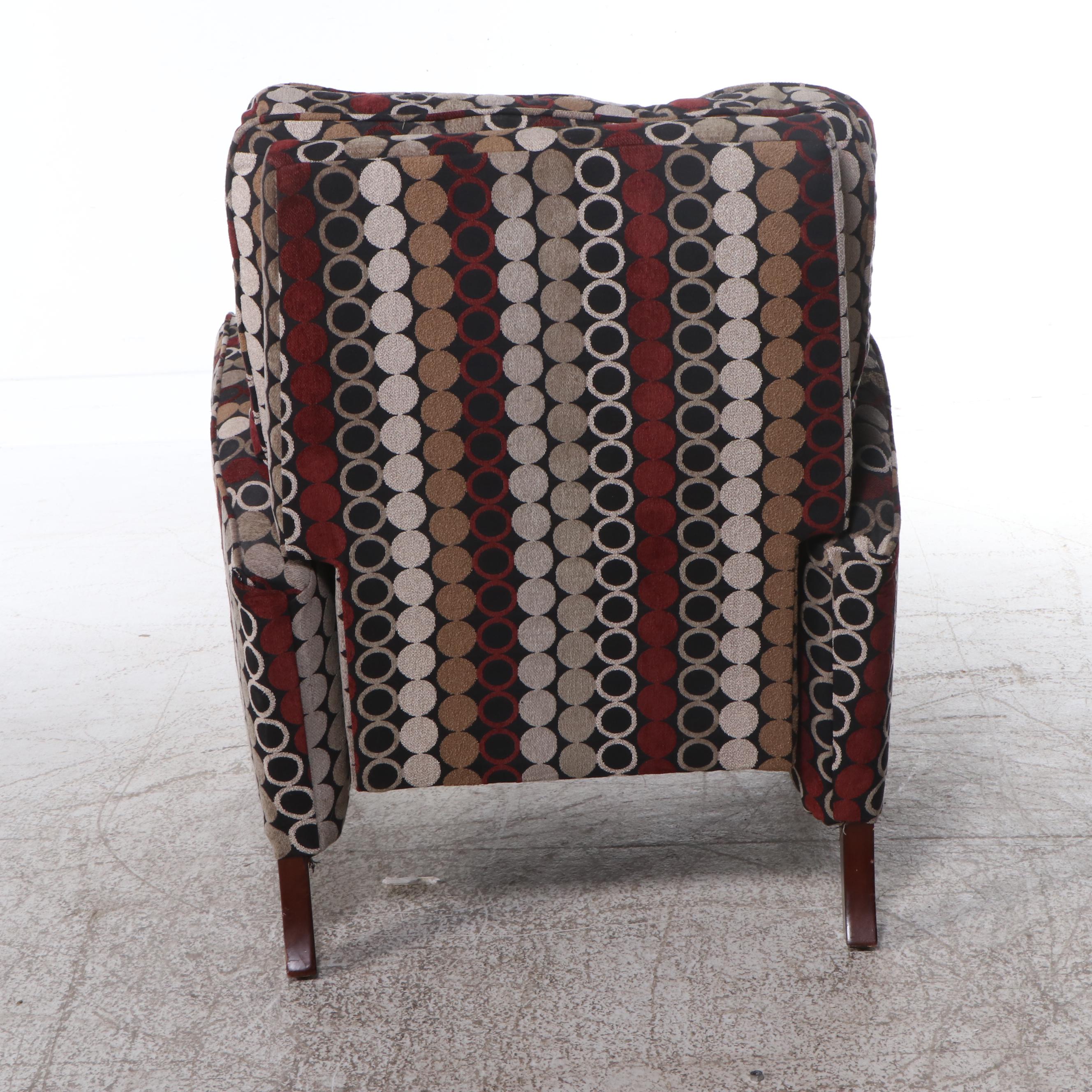 Contemporary Fabric Upholstered Recliner