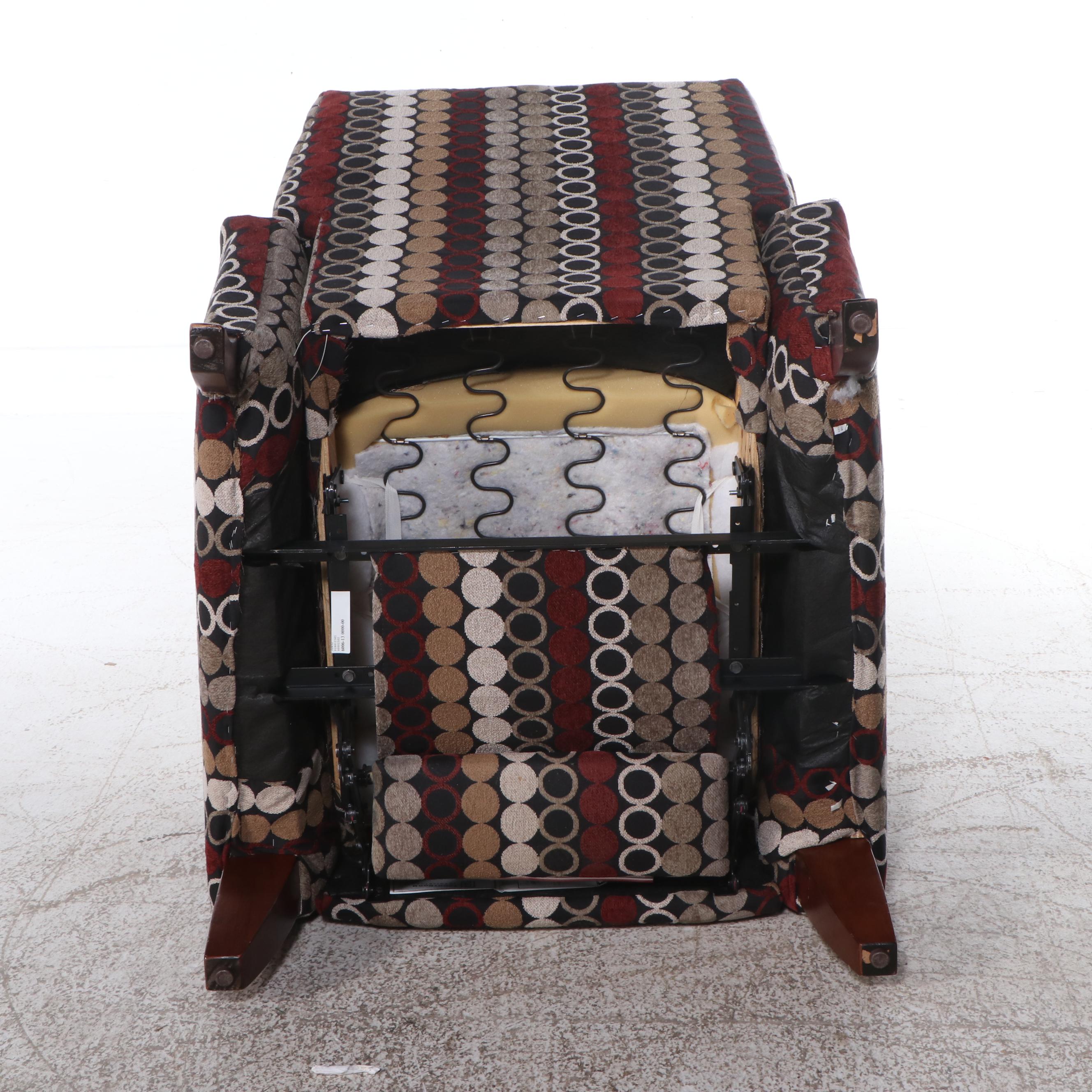 Contemporary Fabric Upholstered Recliner