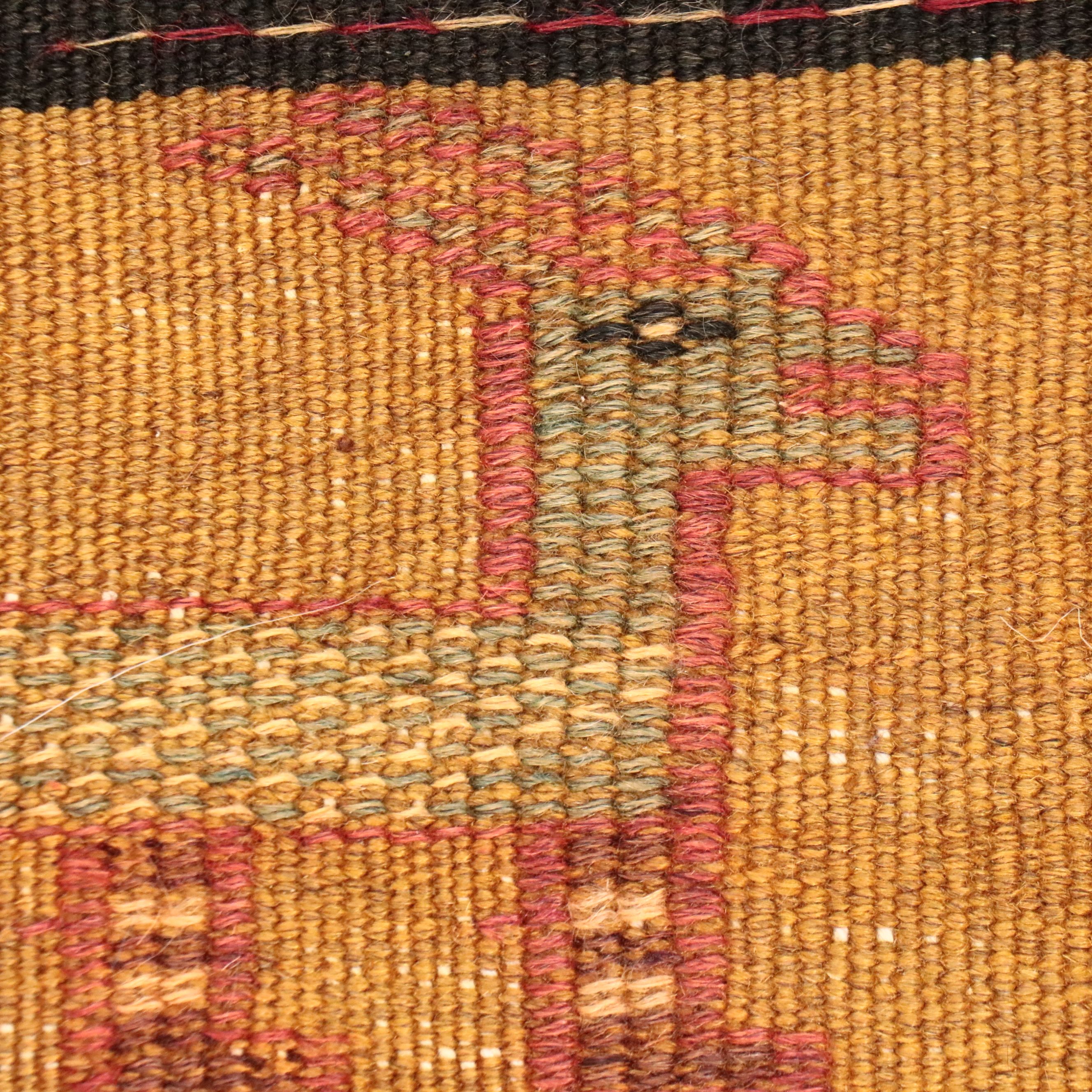 4'10 x 9'10 Handwoven Turkish Mut Cicim Area Rug