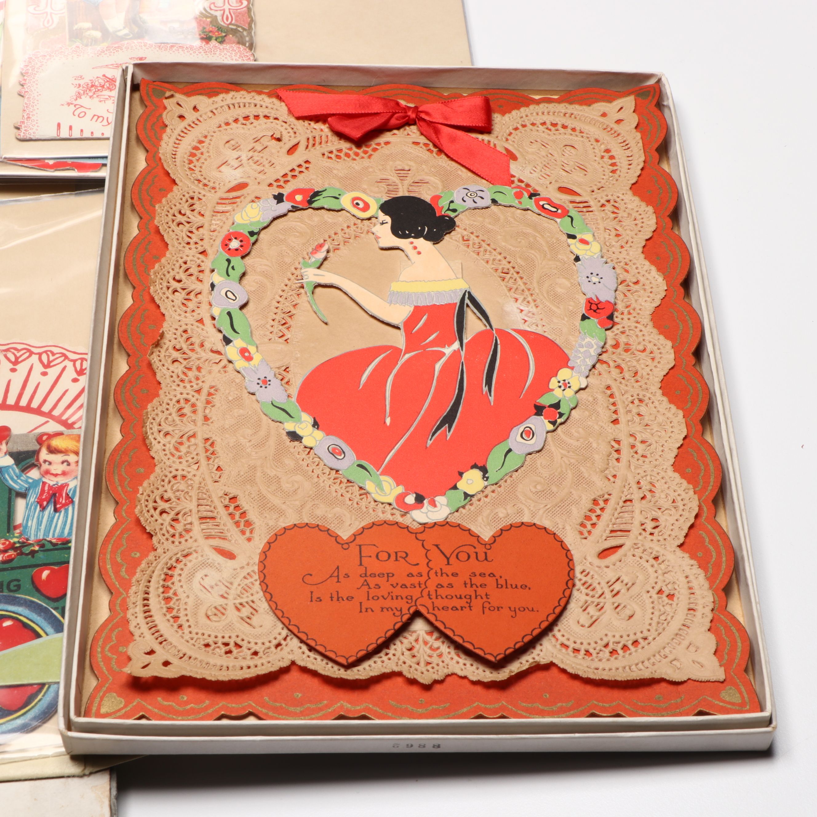 Antique and Vintage Valentine's Day Cards and Decorations