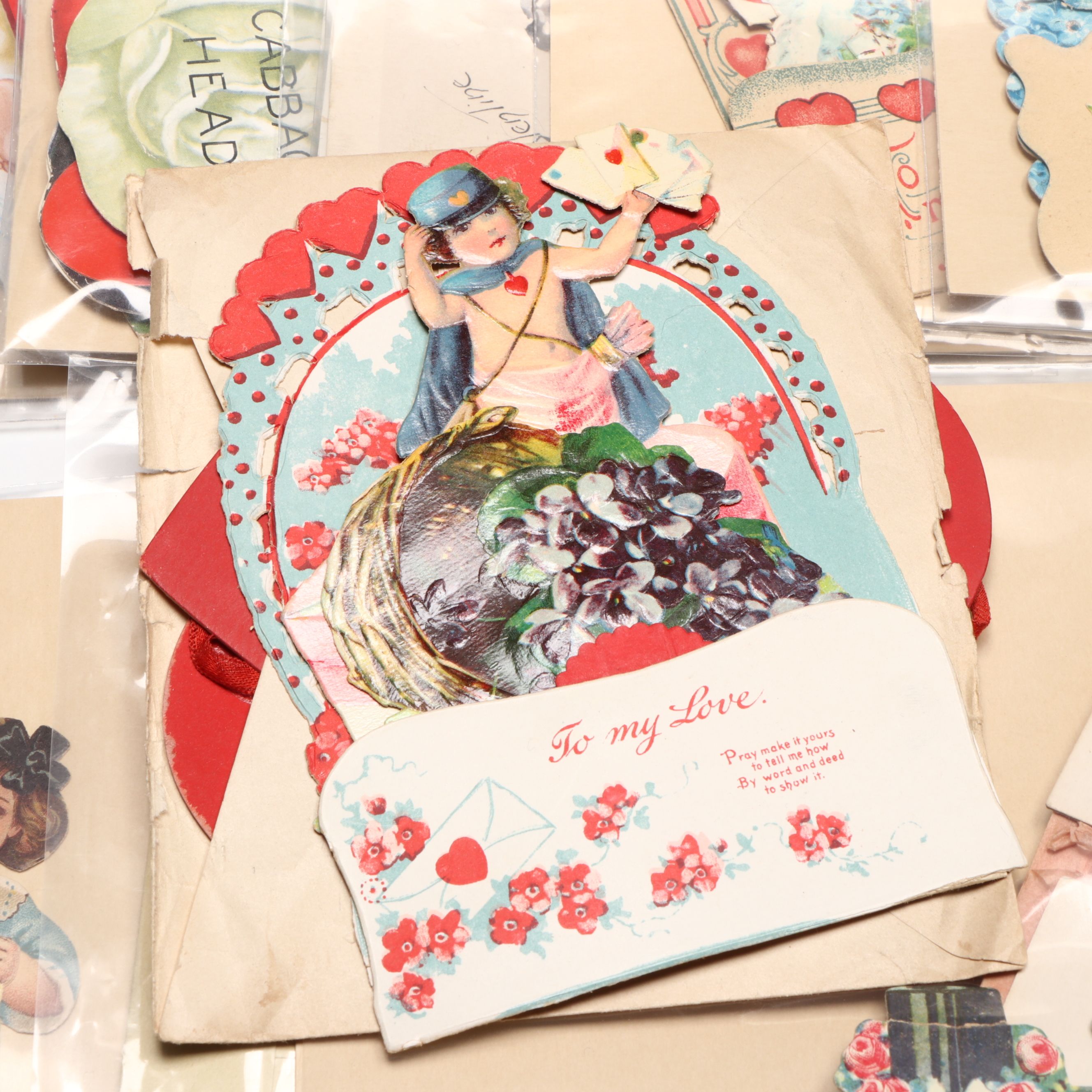 Antique and Vintage Valentine's Day Cards and Decorations